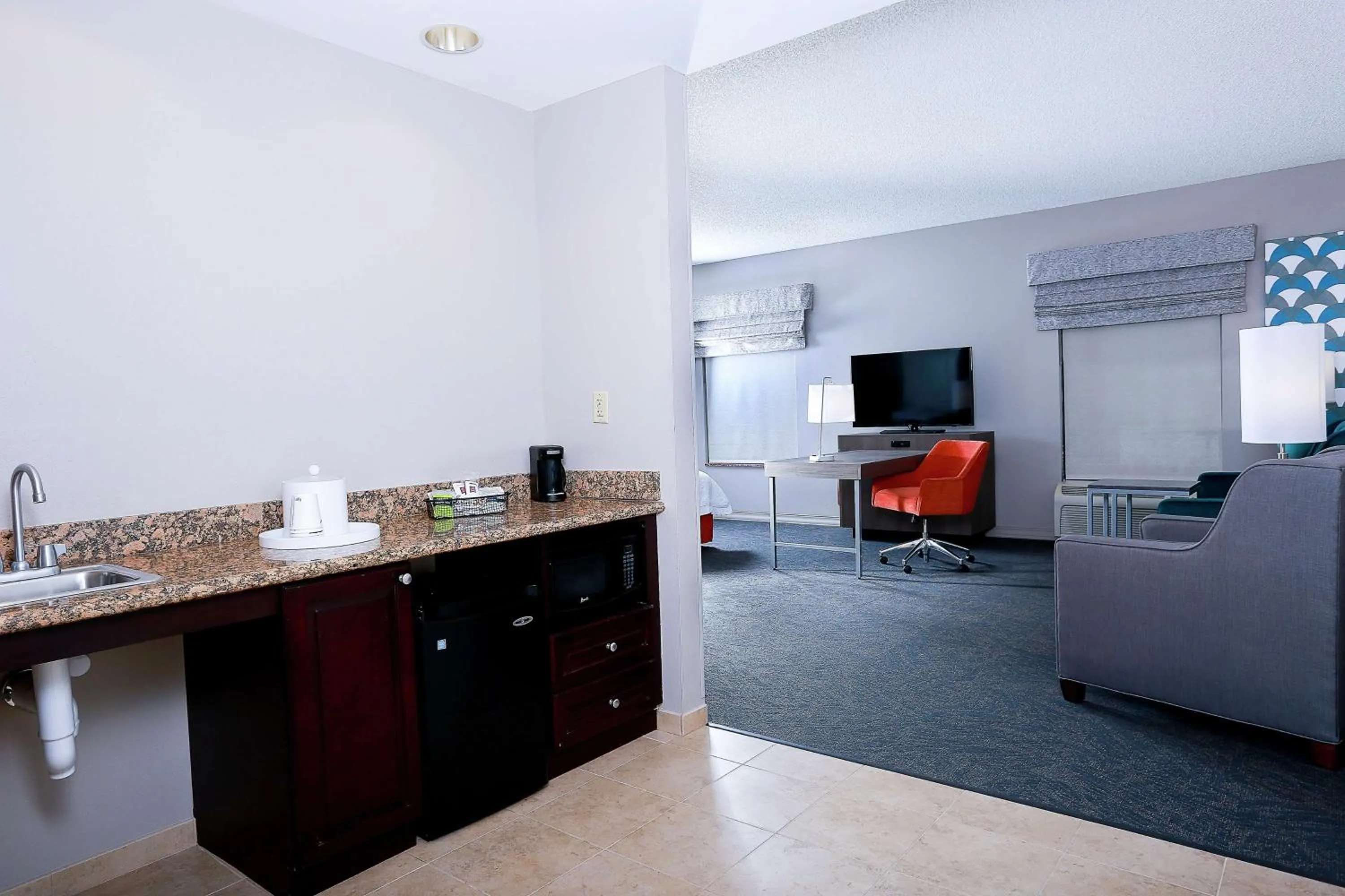 Bedroom in Hampton Inn & Suites Tampa-Wesley Chapel