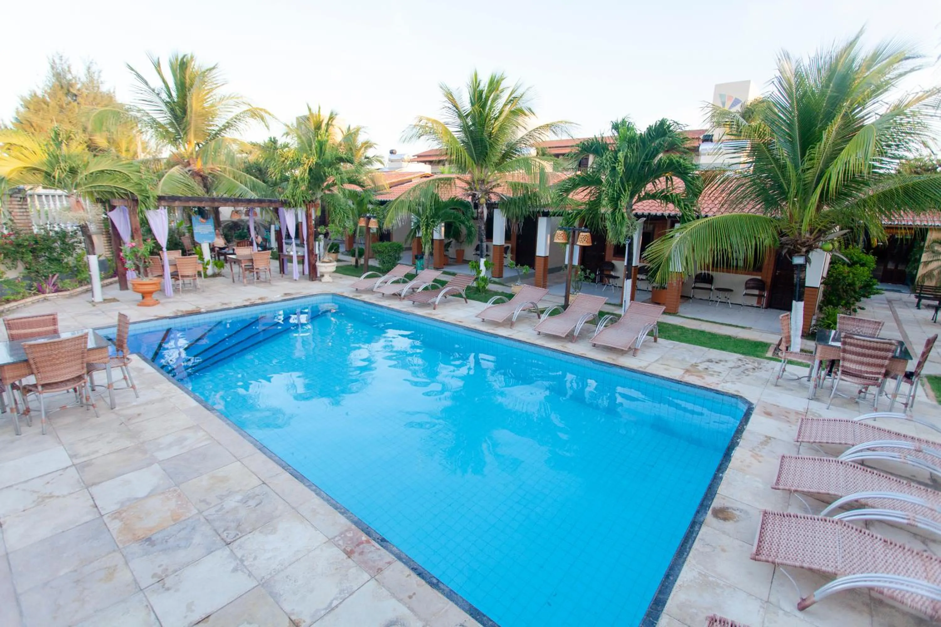 Pool view in Hotel Jangadas