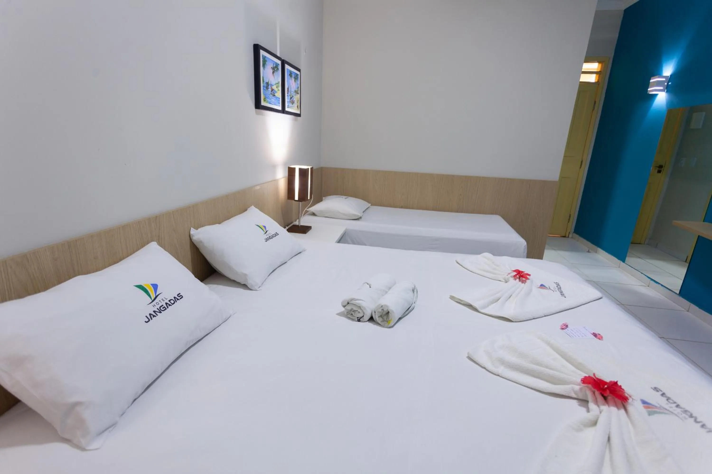 Bedroom, Bed in Hotel Jangadas