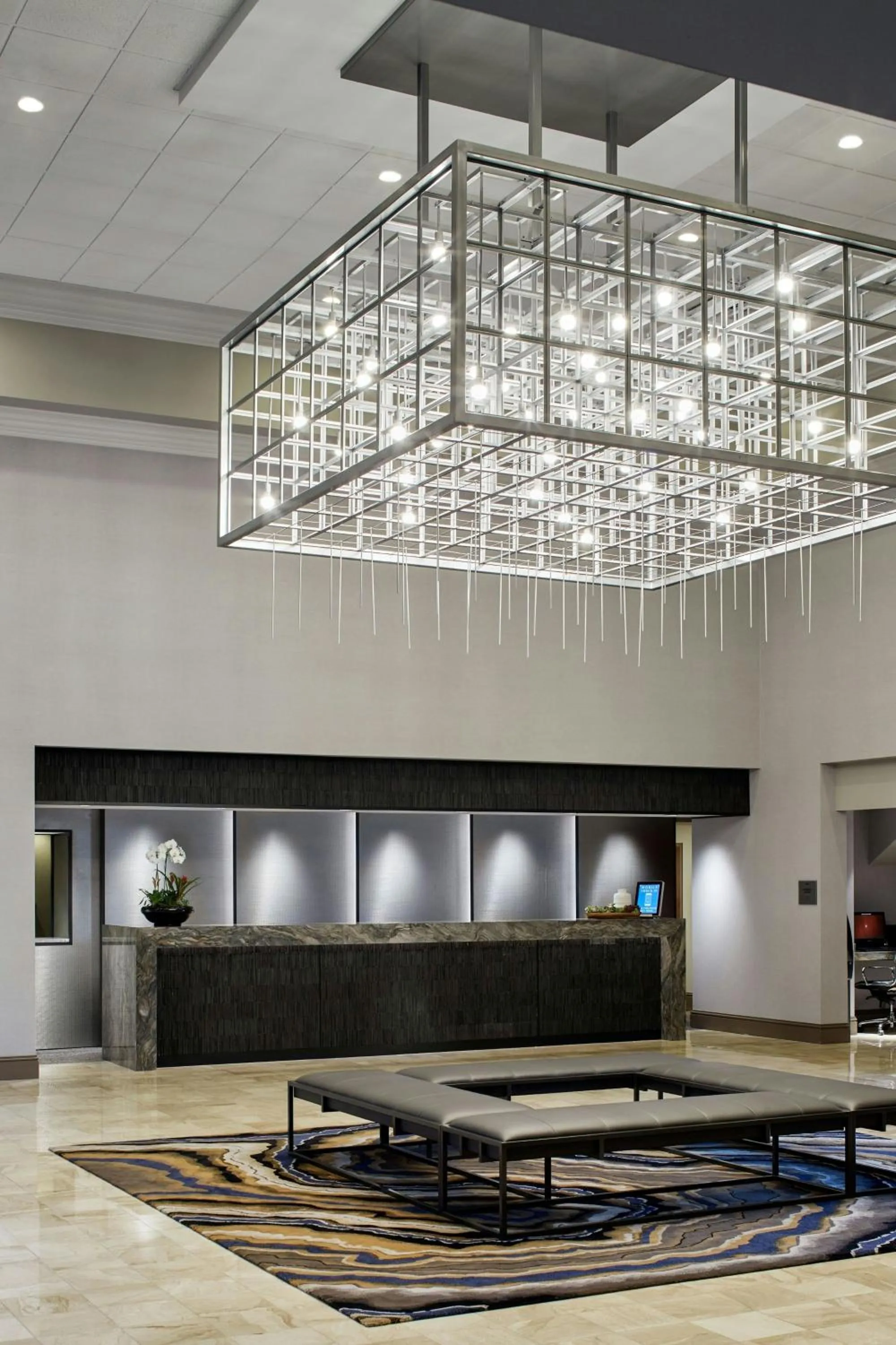 Lobby or reception in Marriott Cincinnati North