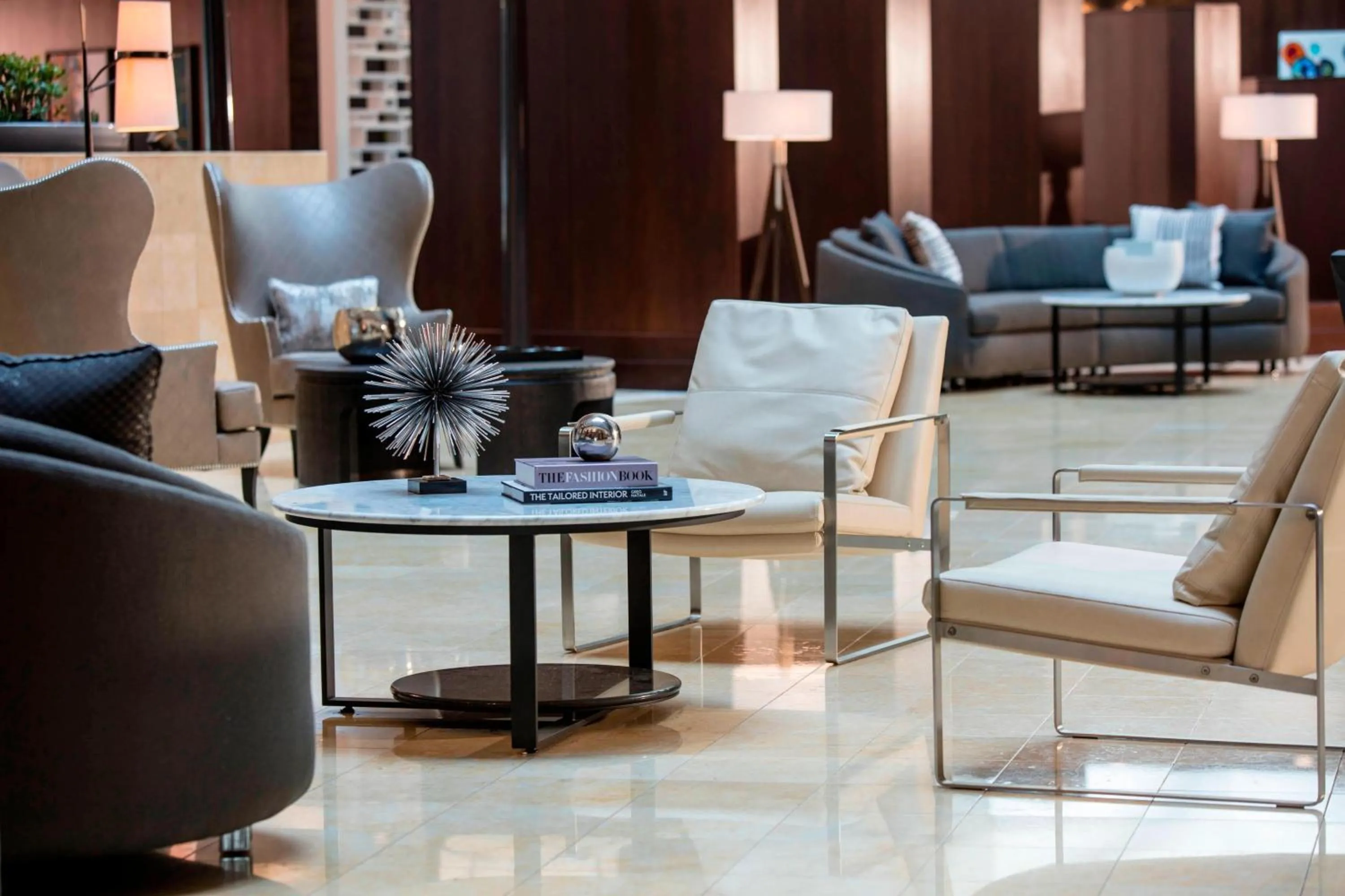 Lobby or reception in Renaissance Dallas Richardson Hotel