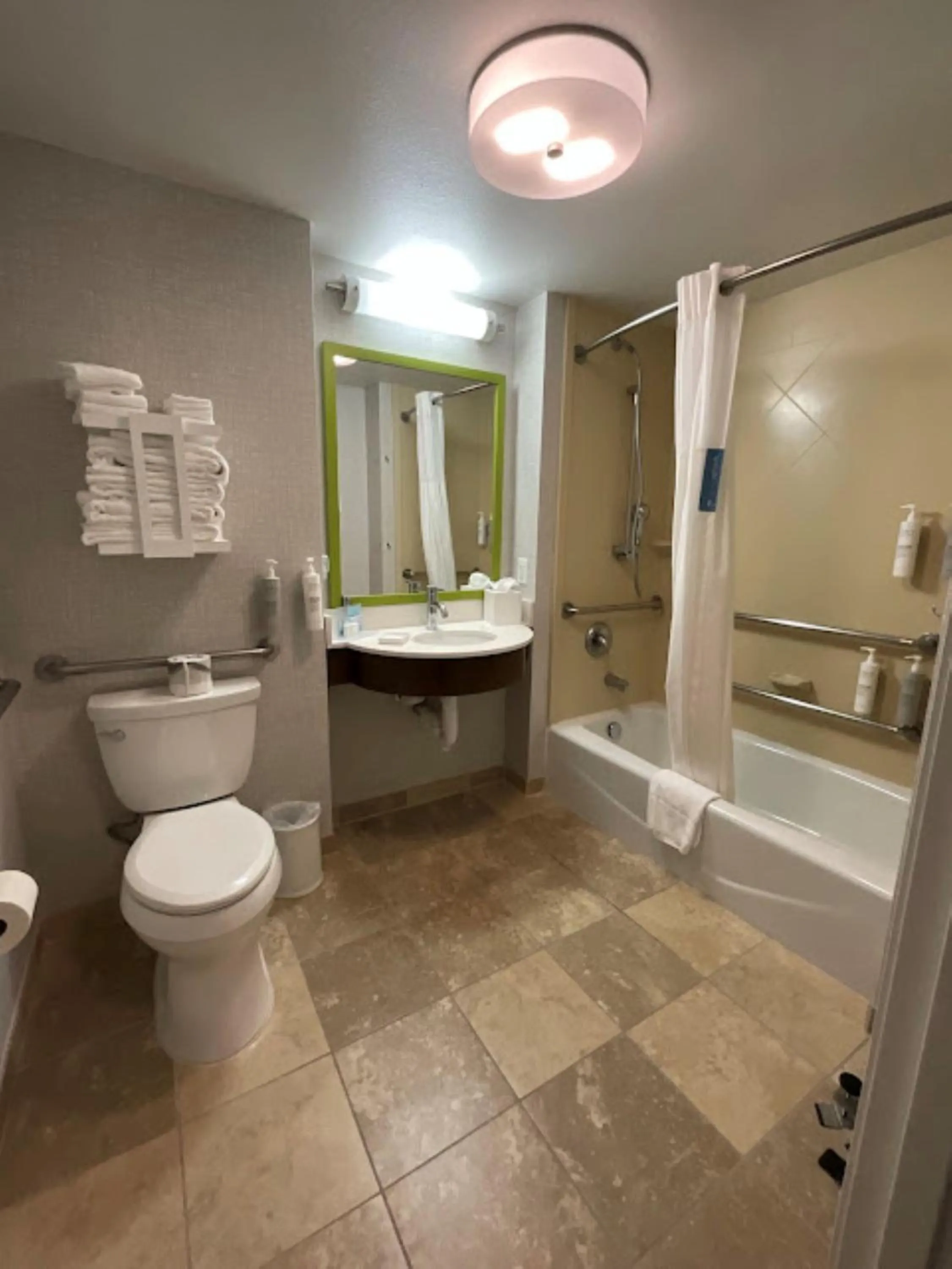 Toilet in Hampton Inn by Hilton Montrose