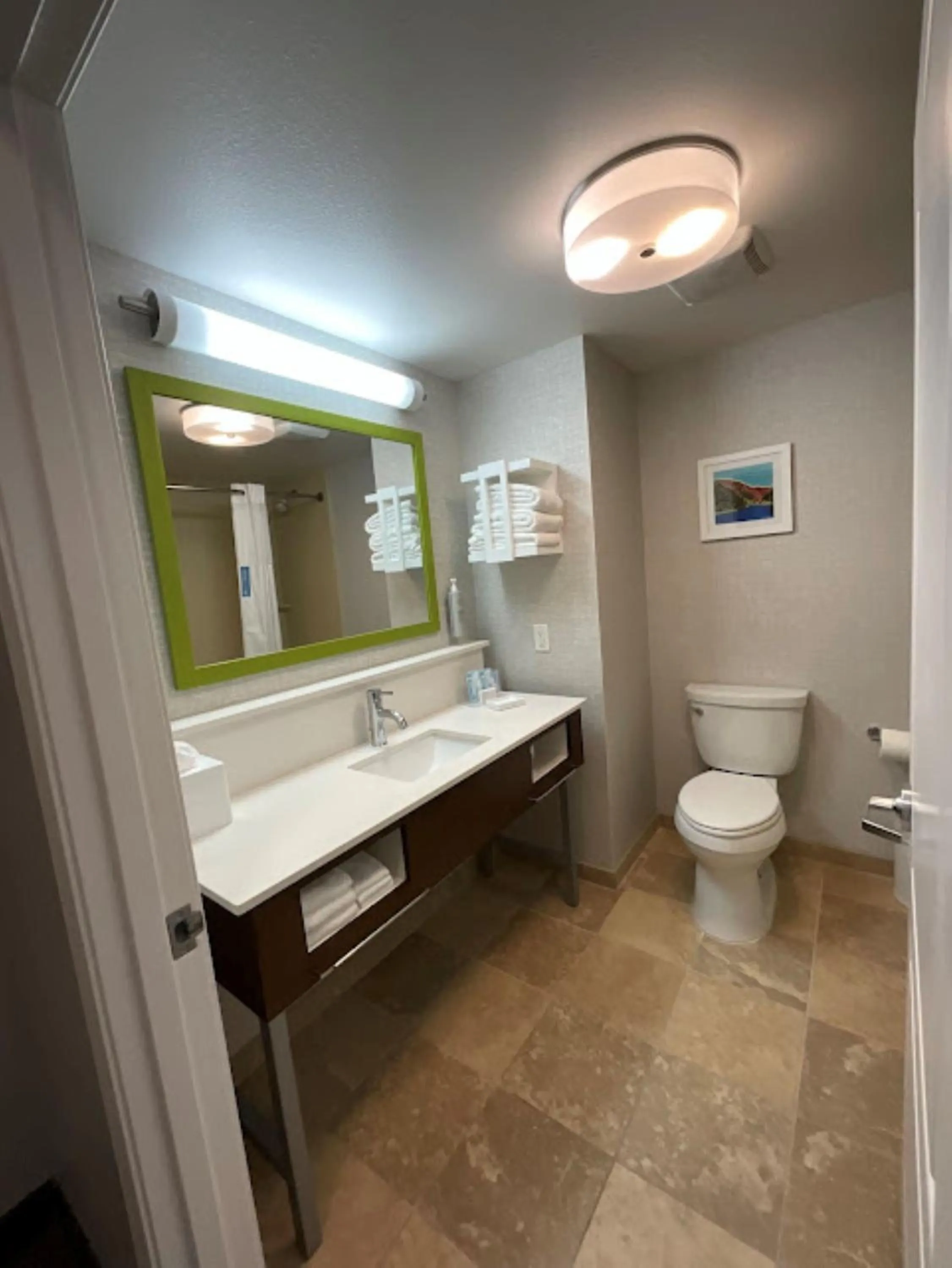 Toilet in Hampton Inn by Hilton Montrose