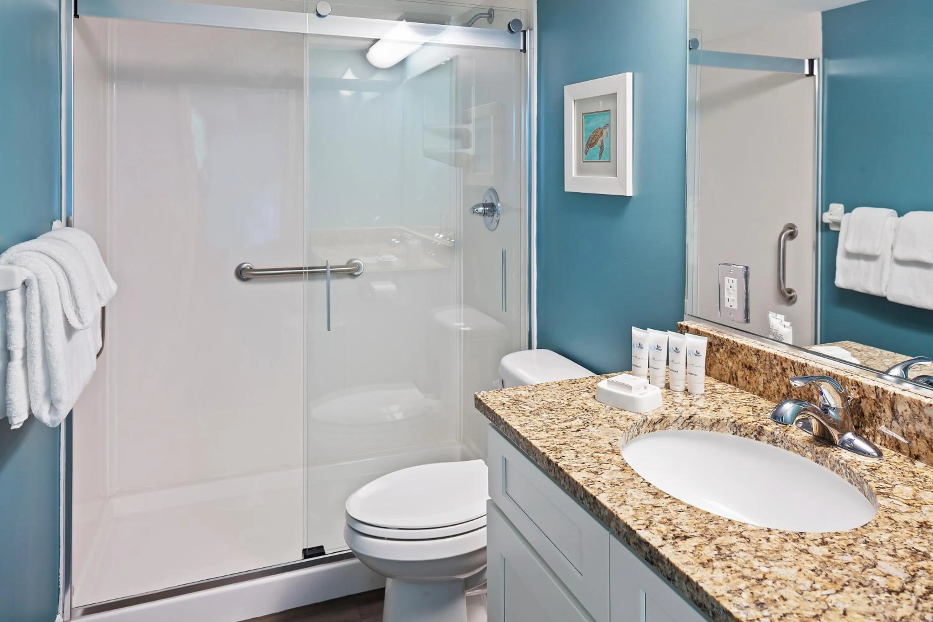 Bathroom in Royal Floridian Resort by Spinnaker