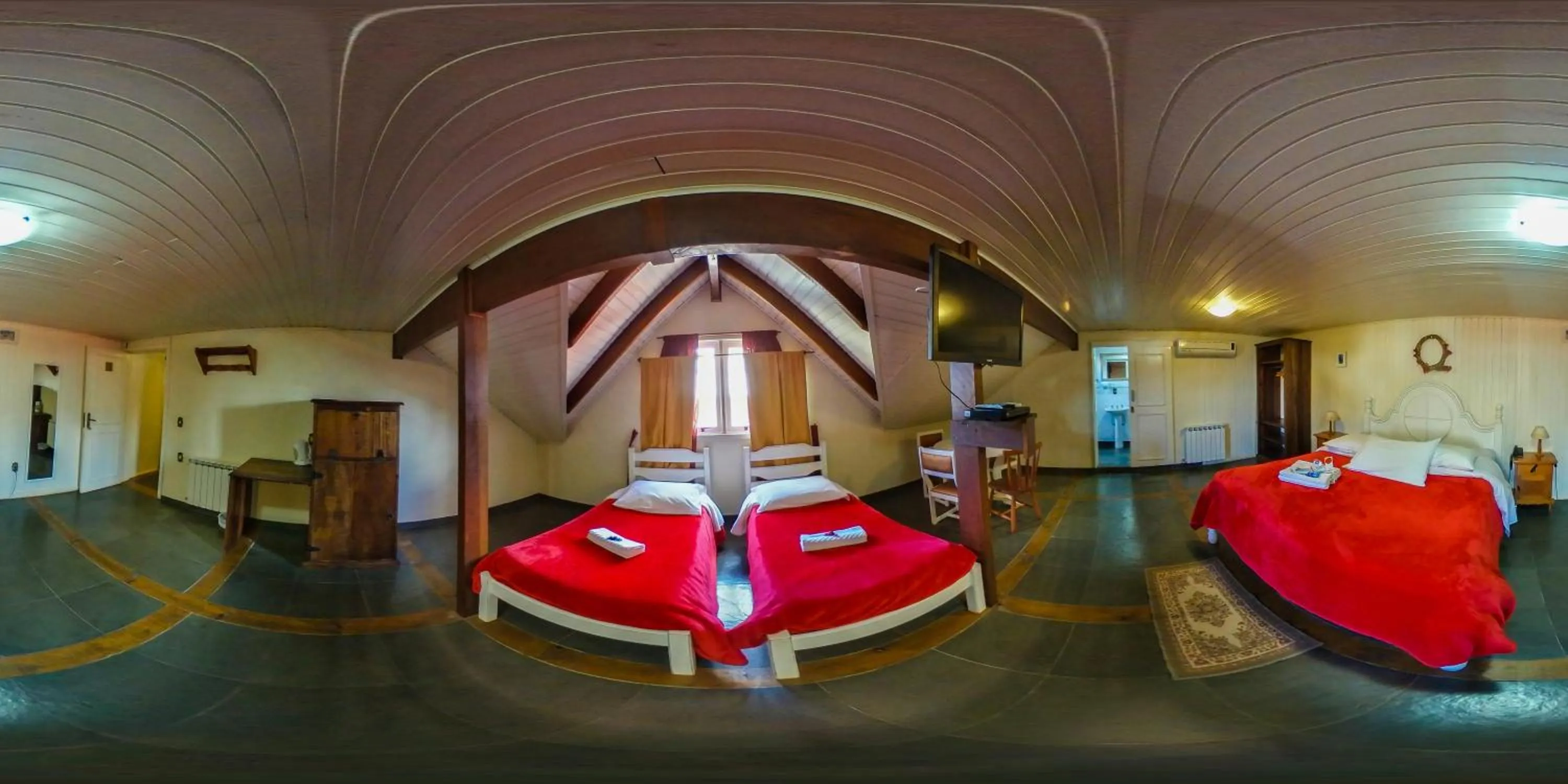 Bed in Aardvark Inn Pousada