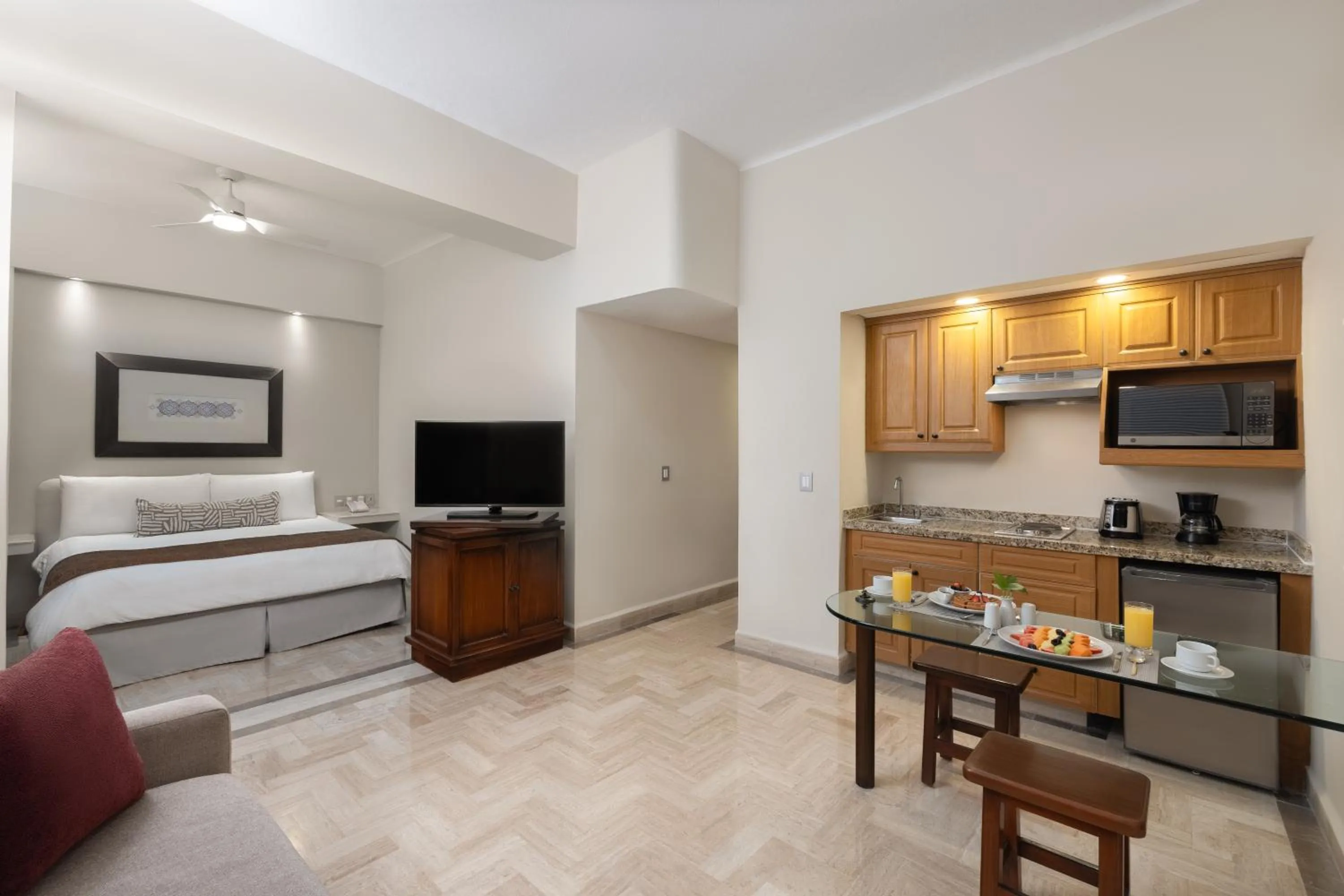 Bed in Velas Vallarta Suite Resort All-Inclusive