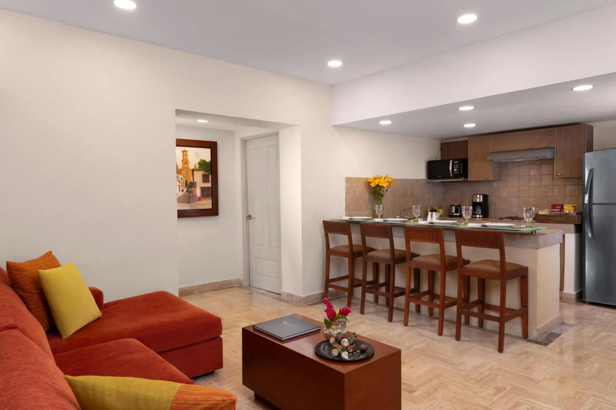 kitchen in Velas Vallarta Suite Resort All-Inclusive