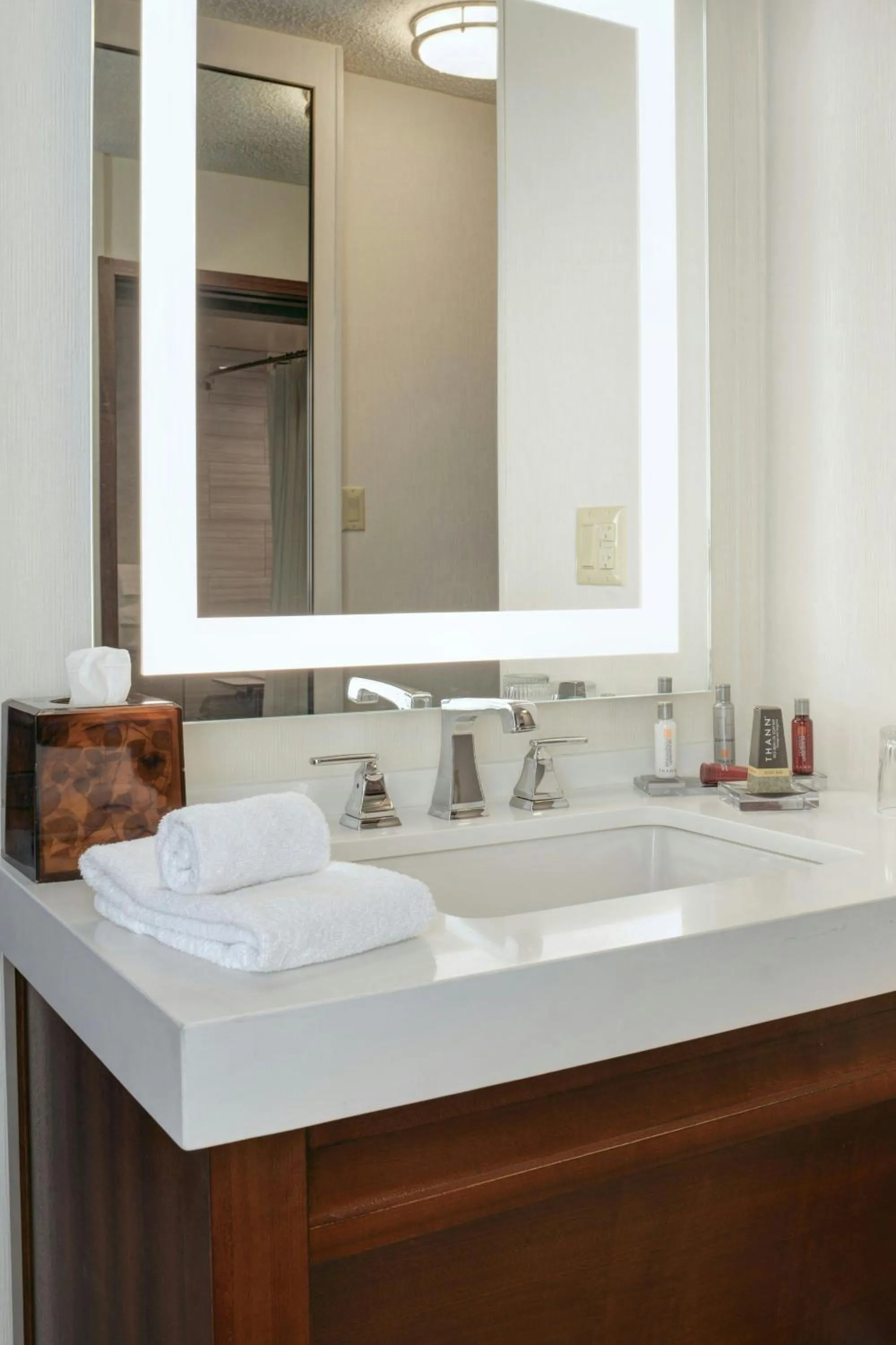 Bathroom in Detroit Marriott Southfield