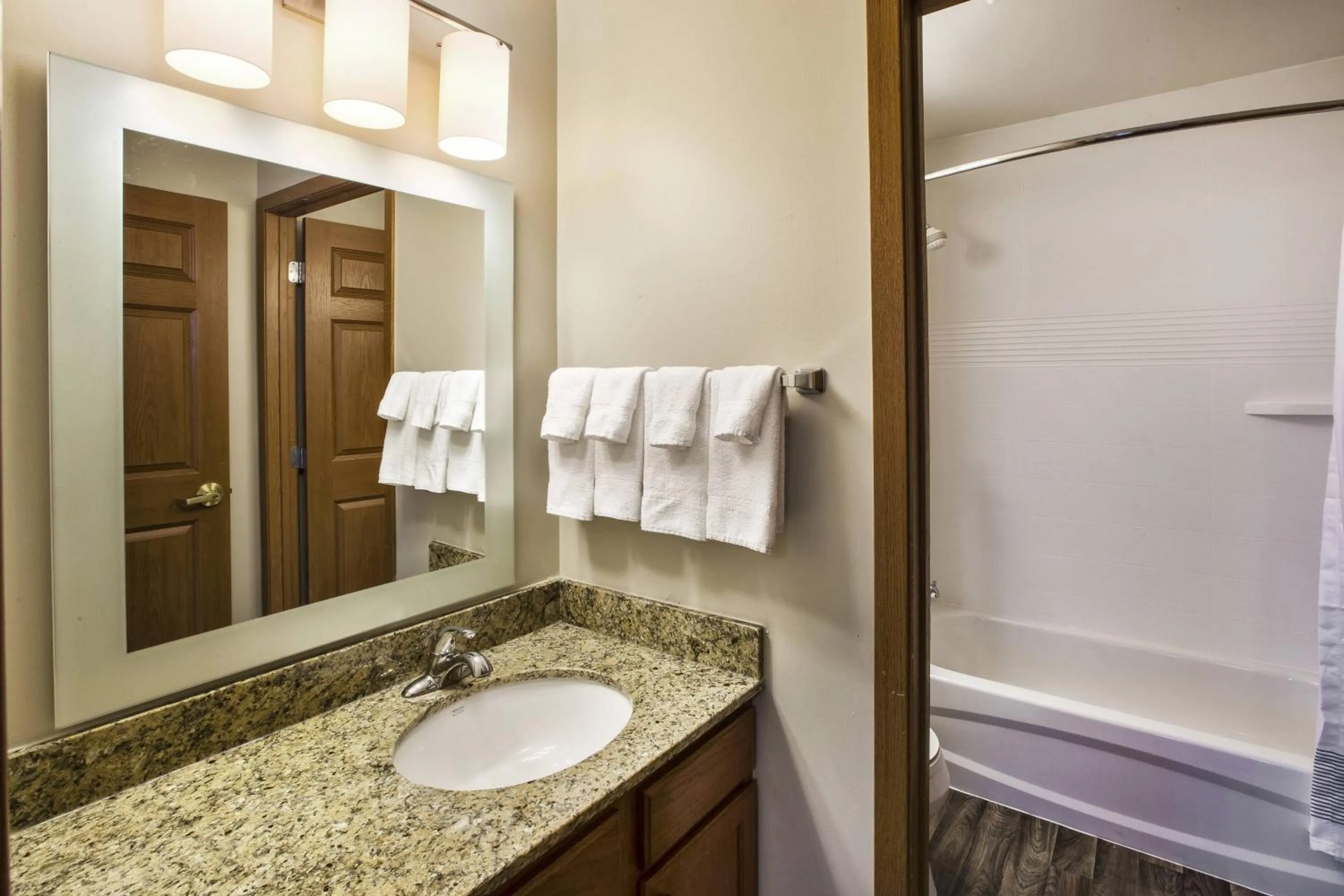 Bathroom in TownePlace Suites Detroit Dearborn