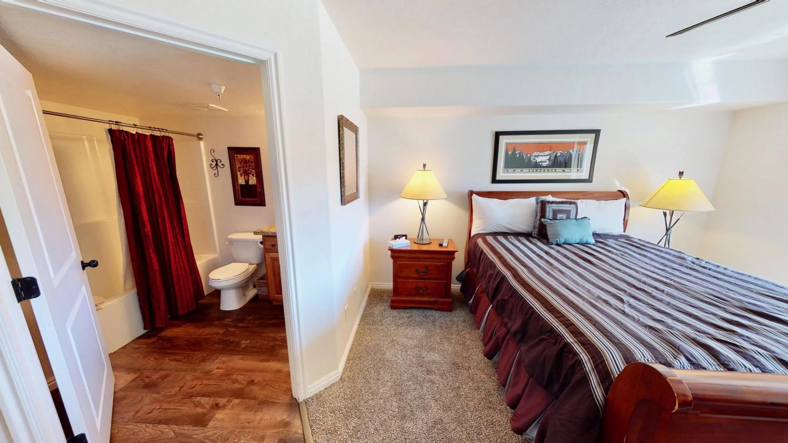 Bed in Red Cliff Condos #1H