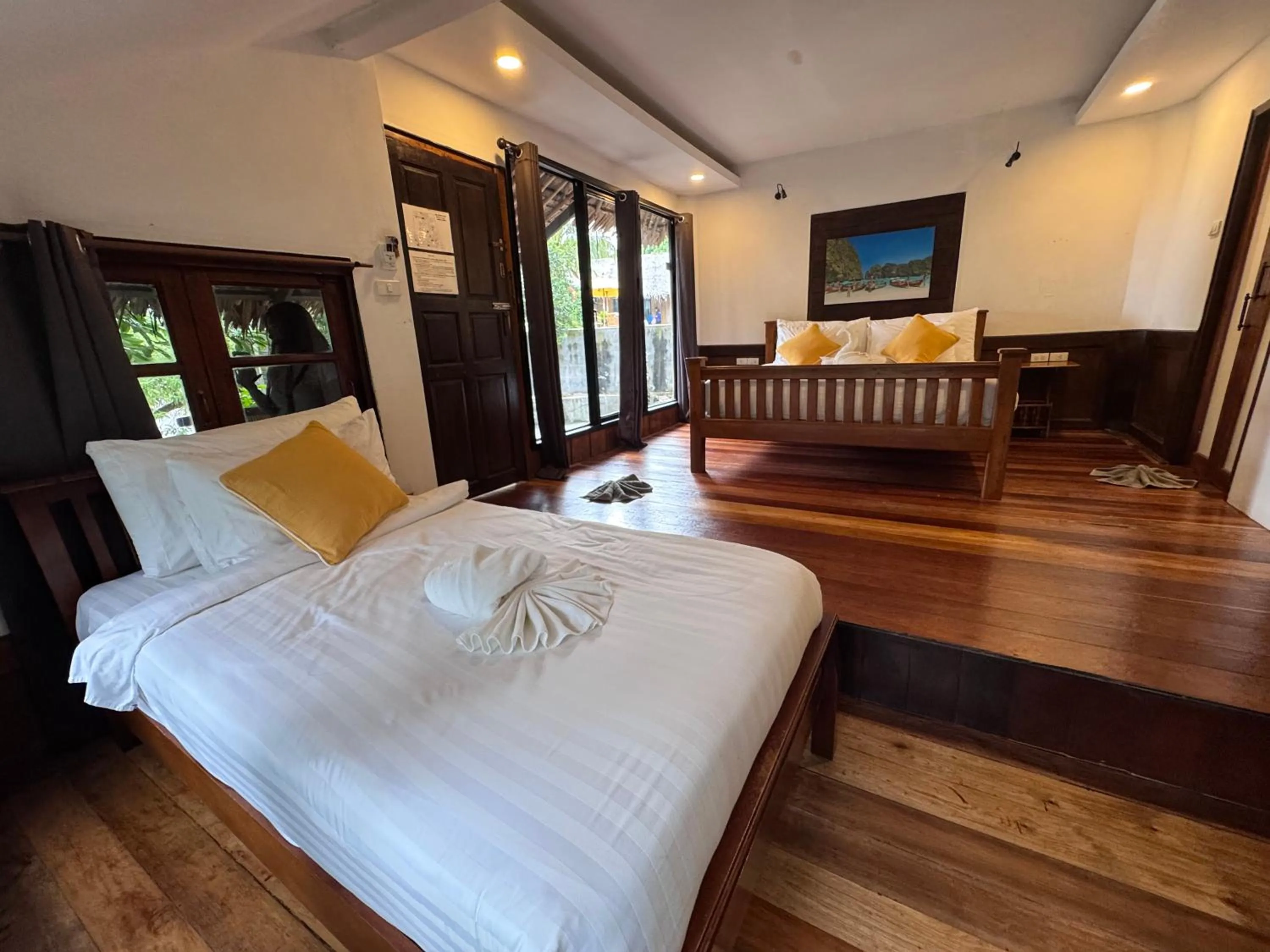 Bed in Chunut House Resort