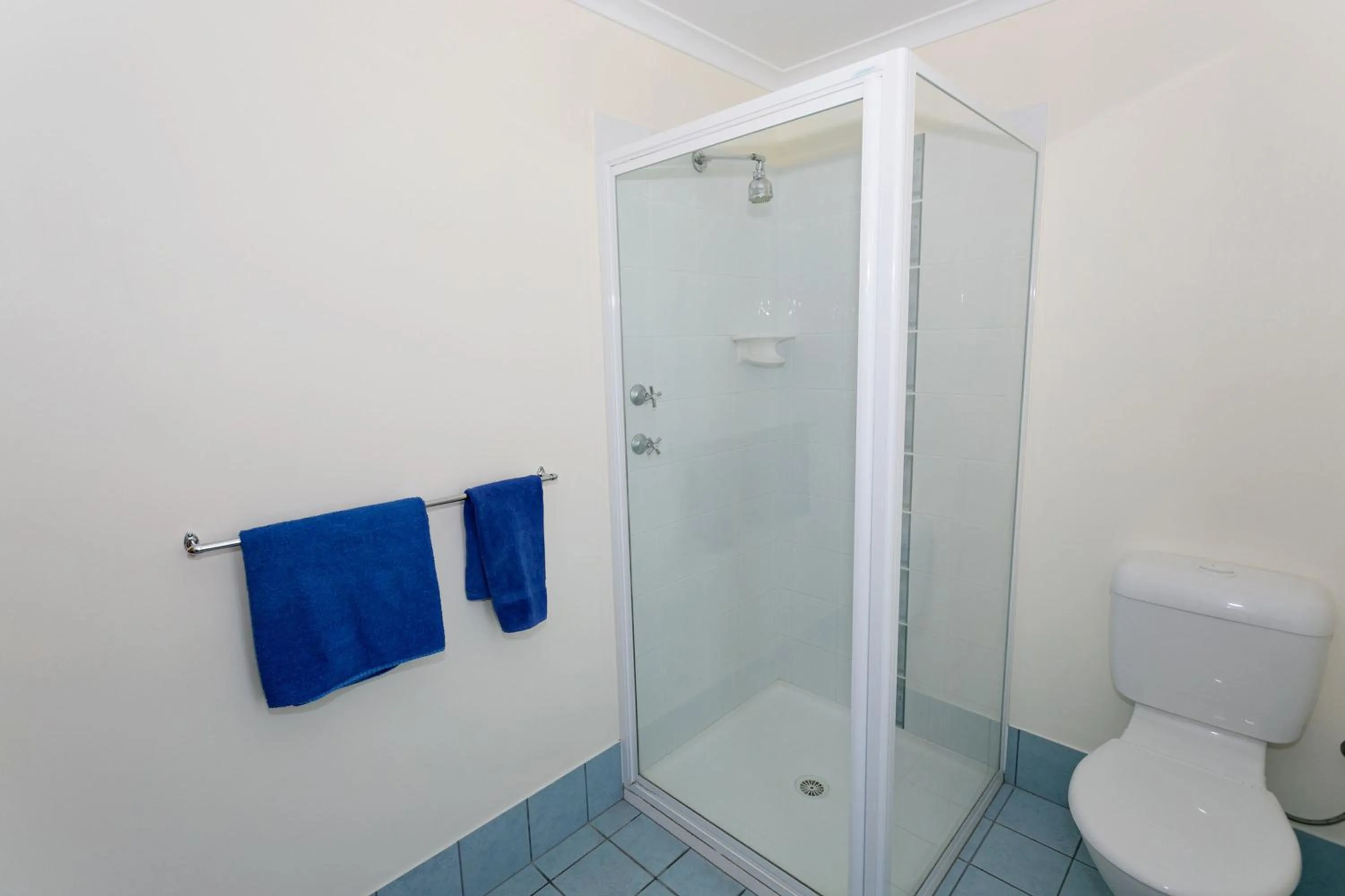Shower in Dolphin Lodge Albany - Self Contained Apartments at Middleton Beach