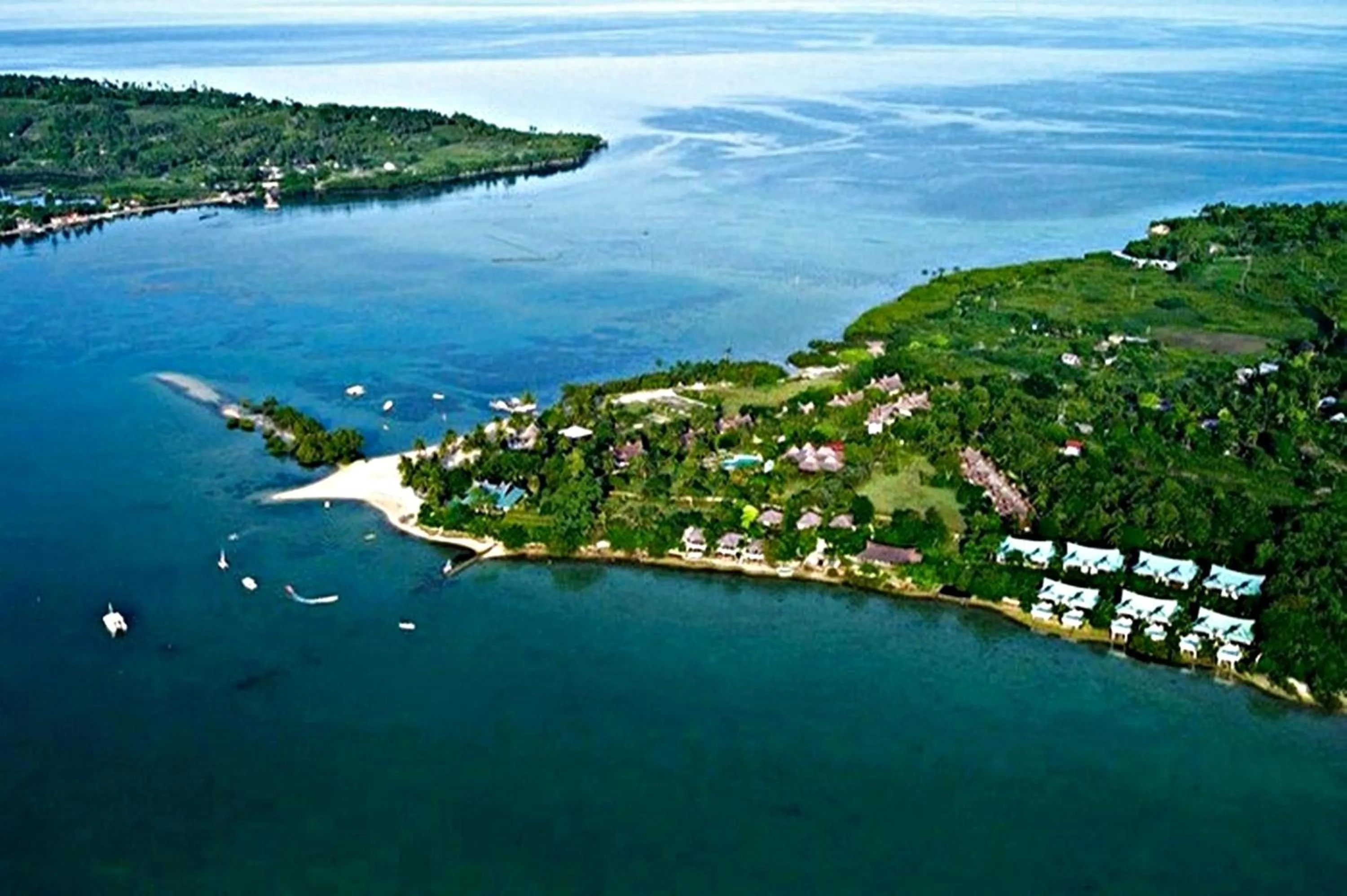 Bird's eye view in Badian Island Wellness Resort