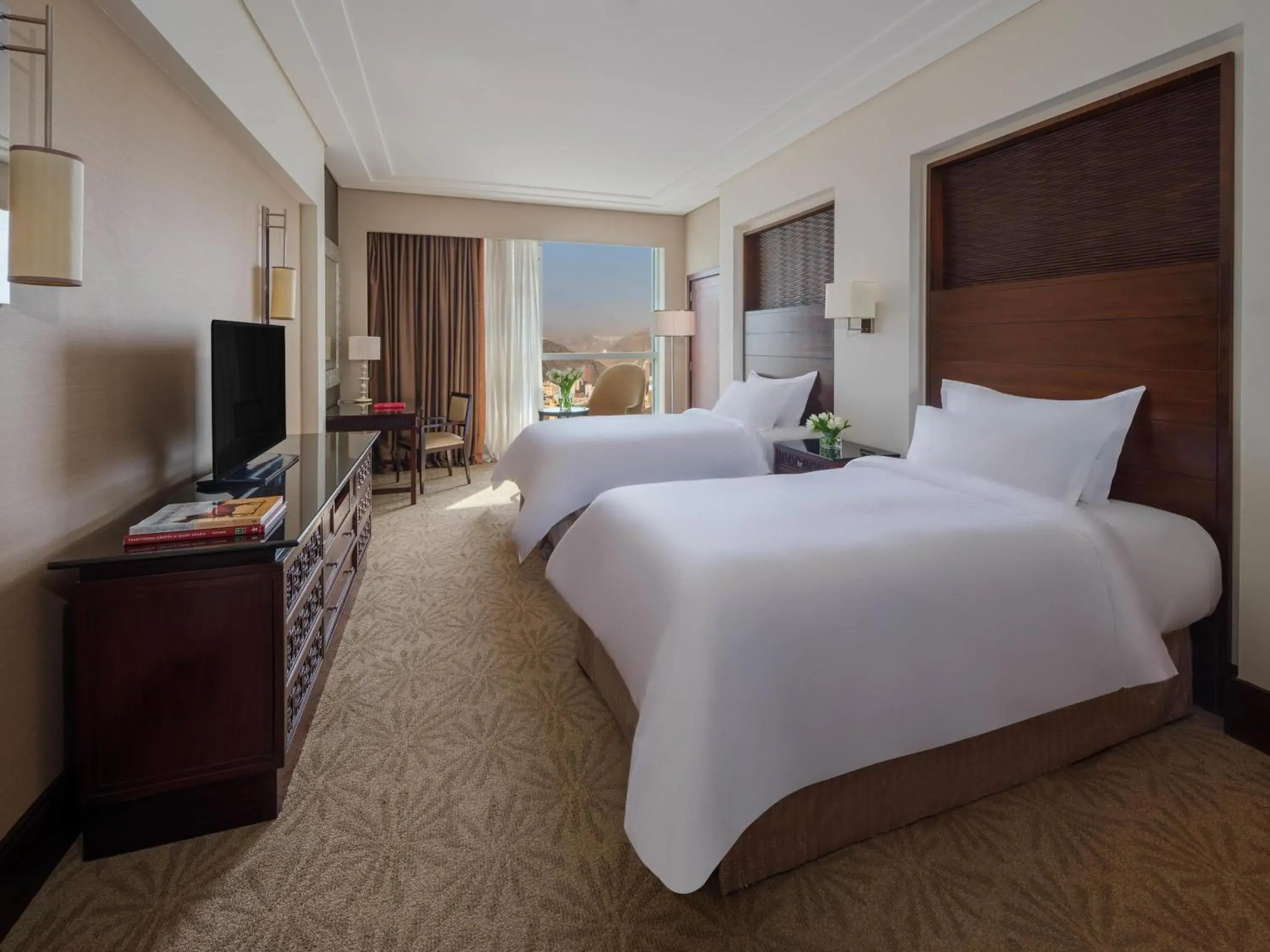 Fairmont Twin Room with City View - Accessible in Makkah Clock Royal Tower, A Fairmont Hotel Fairmont Twin Room with City View - Accessible in Makkah Clock Royal Tower, A Fairmont Hotel