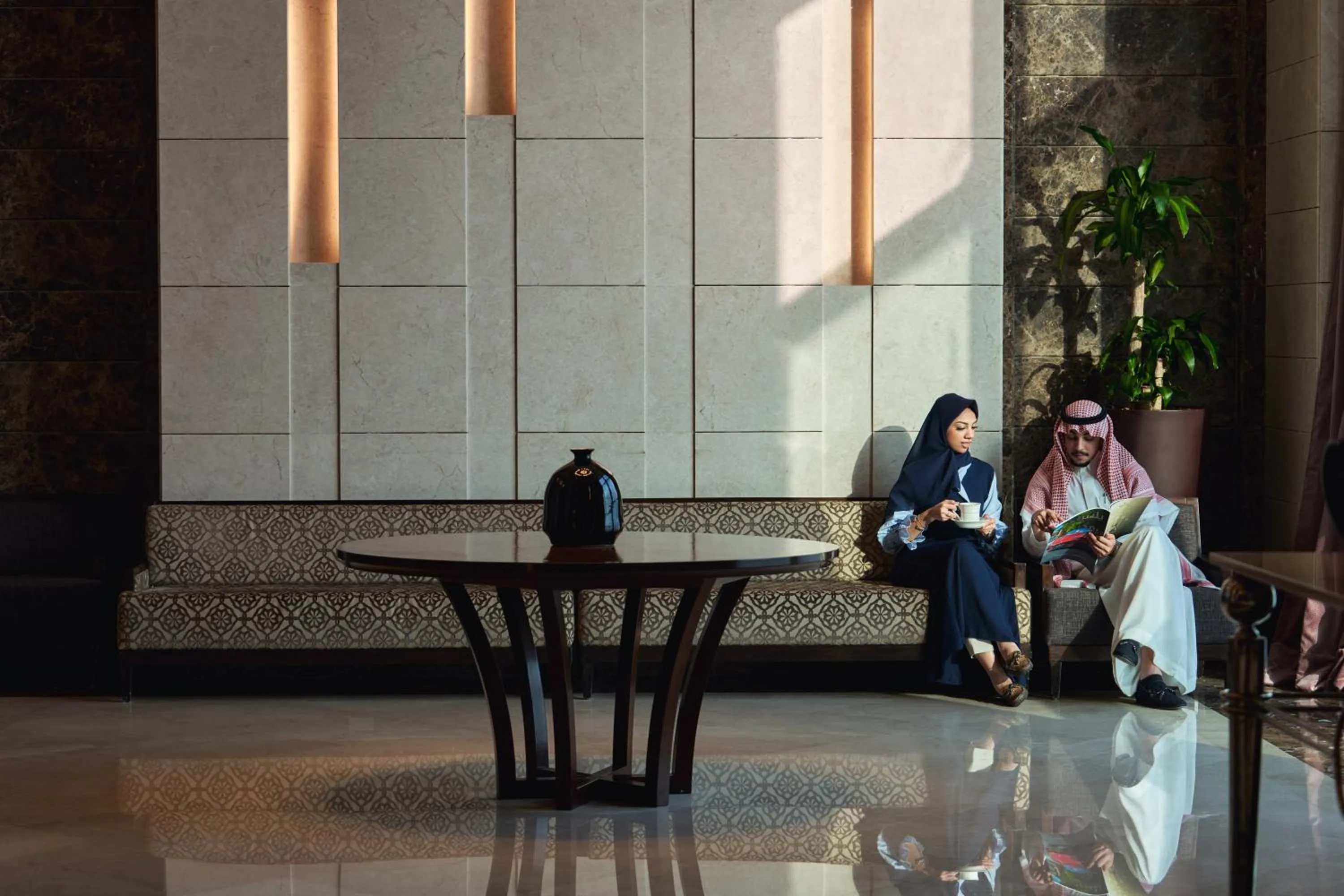 Lobby or reception in Makkah Clock Royal Tower, A Fairmont Hotel