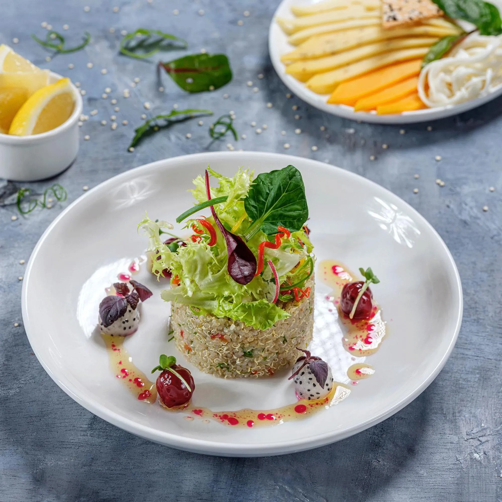 Food close-up in Makkah Clock Royal Tower, A Fairmont Hotel