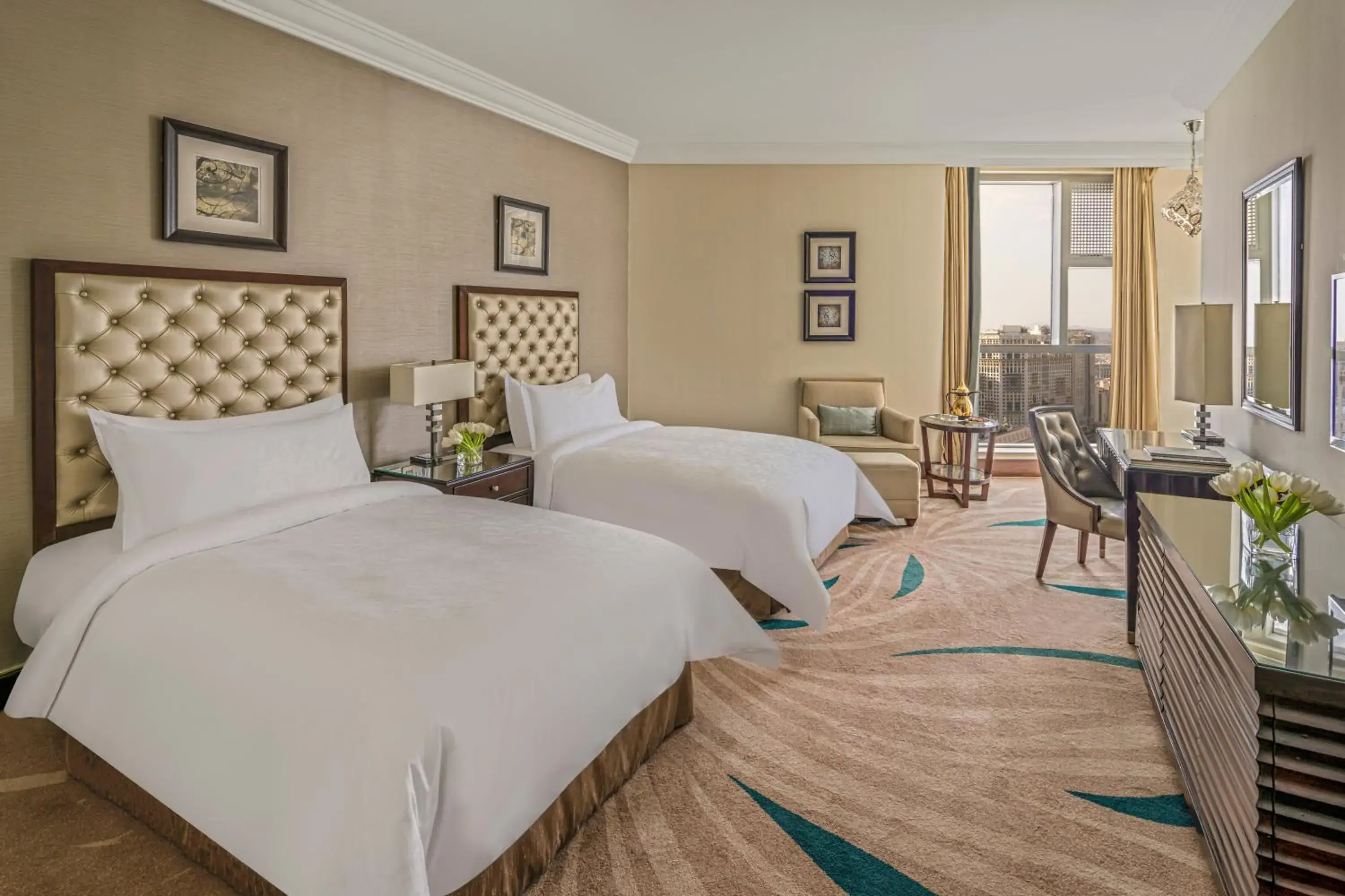 Residential Twin Suite with City View in Makkah Clock Royal Tower, A Fairmont Hotel Residential Twin Suite with City View in Makkah Clock Royal Tower, A Fairmont Hotel