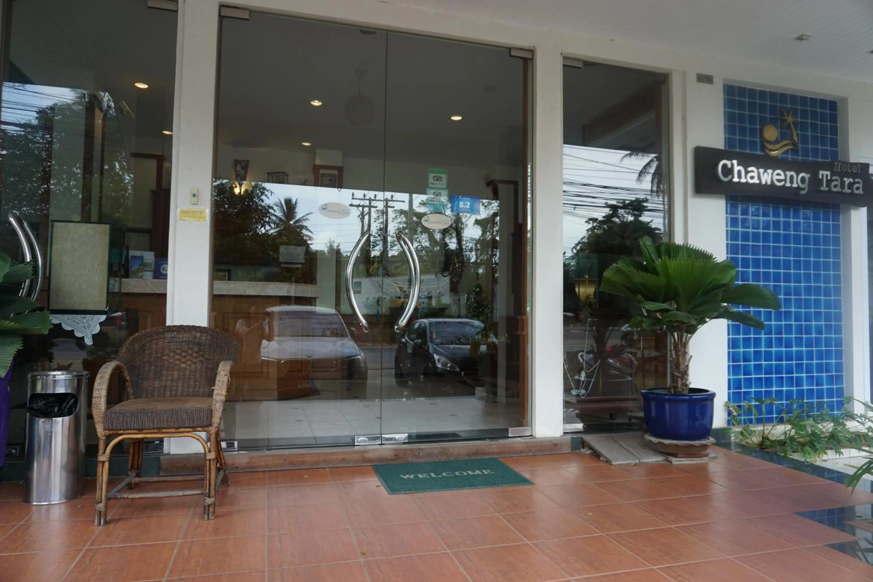 Facade/entrance in Chaweng Tara Hotel