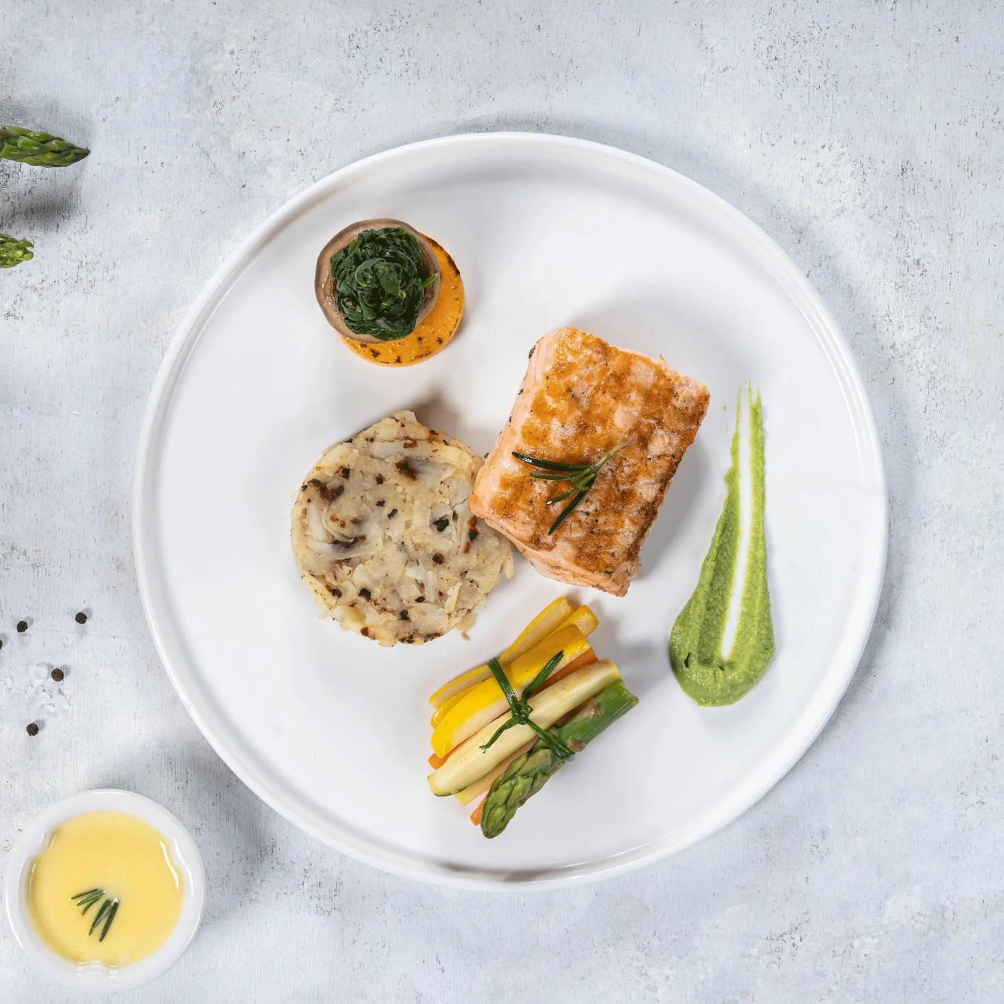 Food close-up in Raffles Makkah Palace