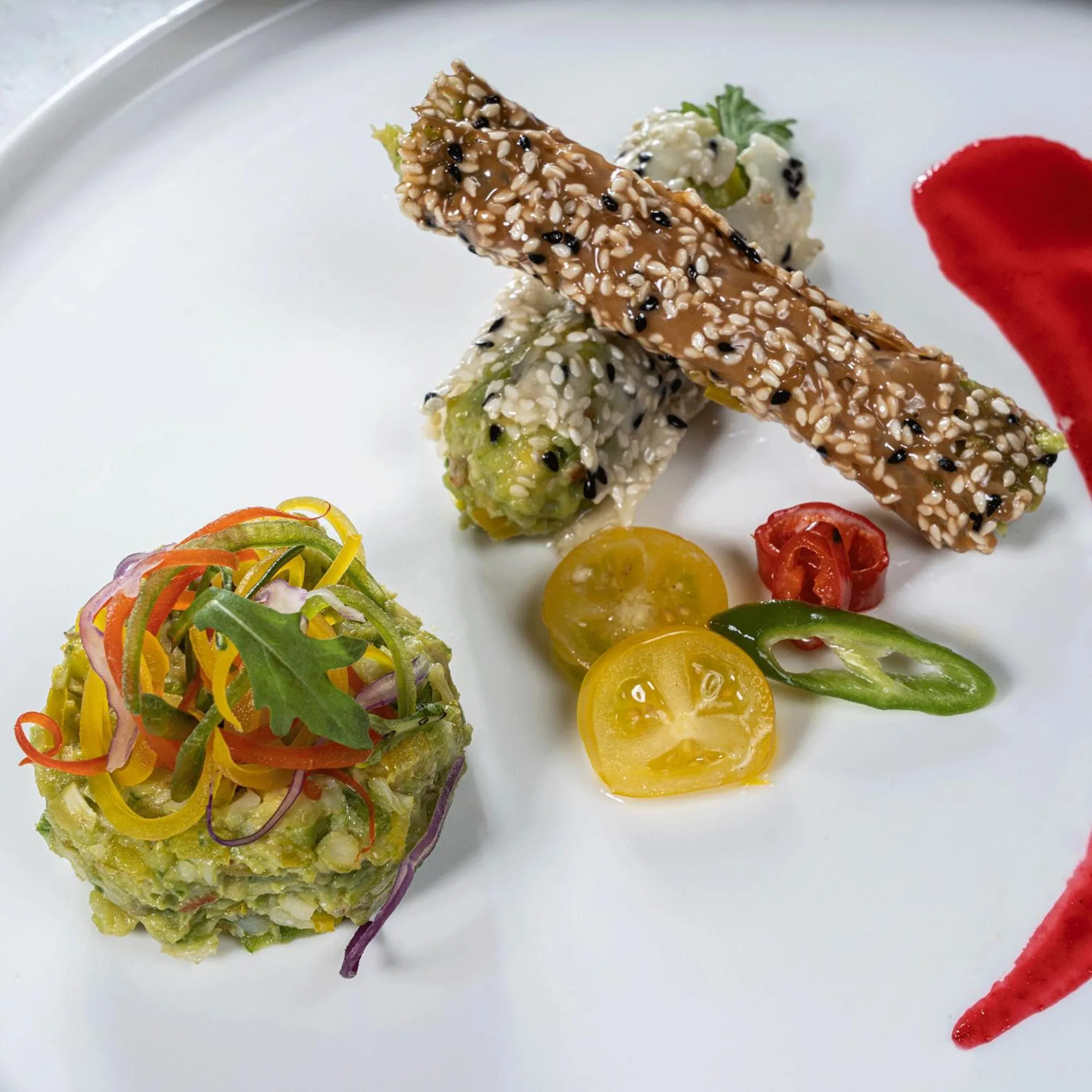 Food close-up in Raffles Makkah Palace