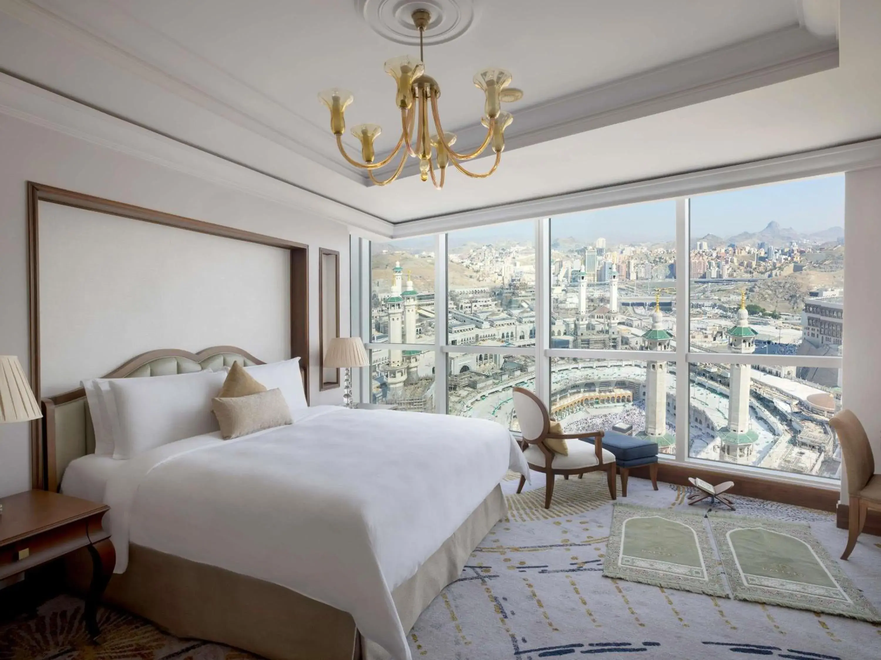 Panoramic One Bedroom Suite Kaaba View in Raffles Makkah Palace Panoramic One Bedroom Suite Kaaba View in Raffles Makkah Palace