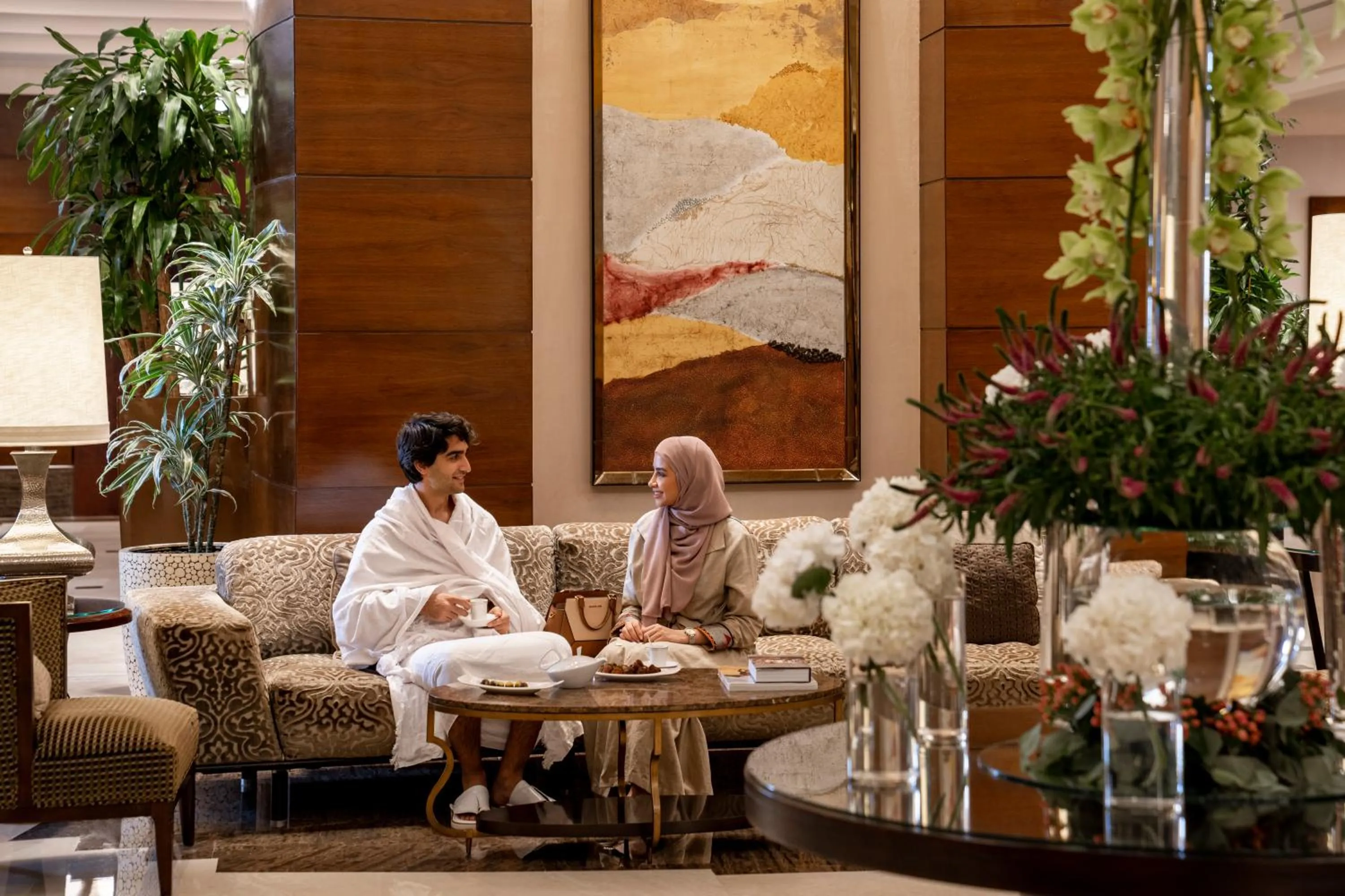 Lobby or reception in Raffles Makkah Palace