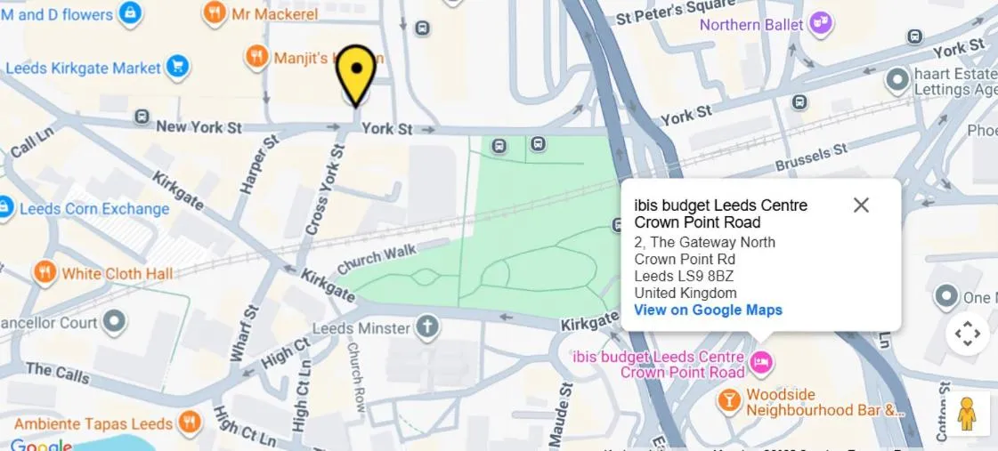 ibis budget Leeds Centre Crown Point Road