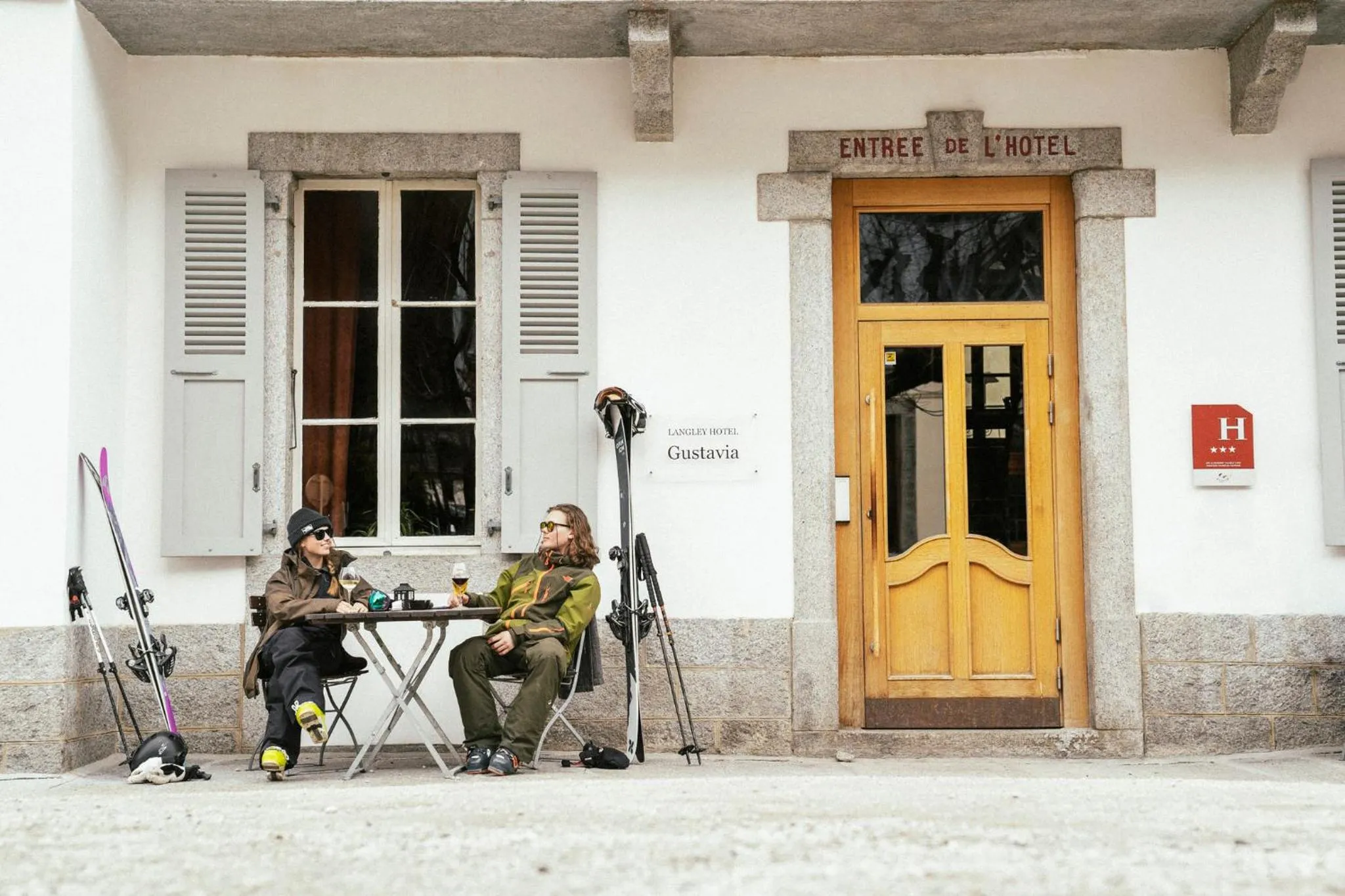 Facade/entrance in Langley Hotel Gustavia
