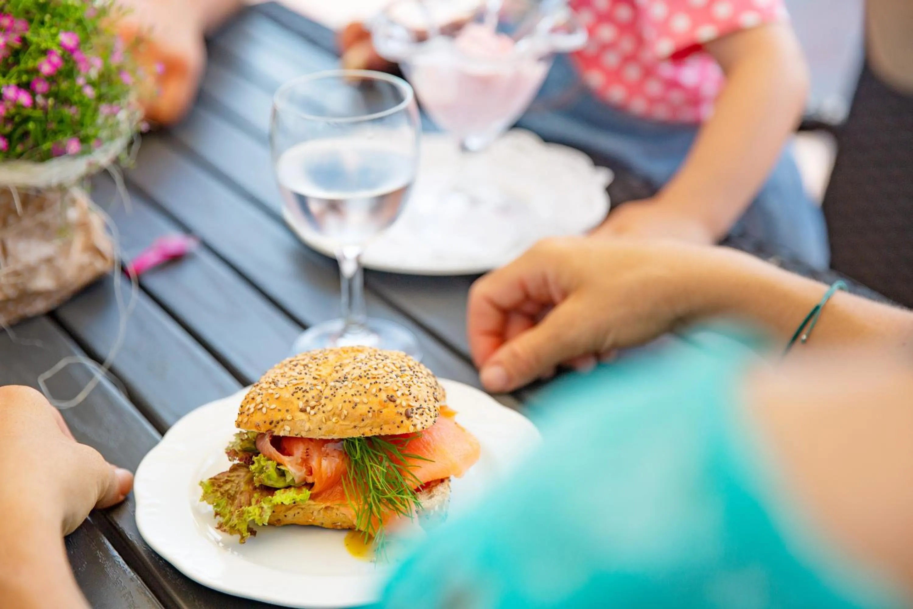 Food close-up in Hotel Seelust