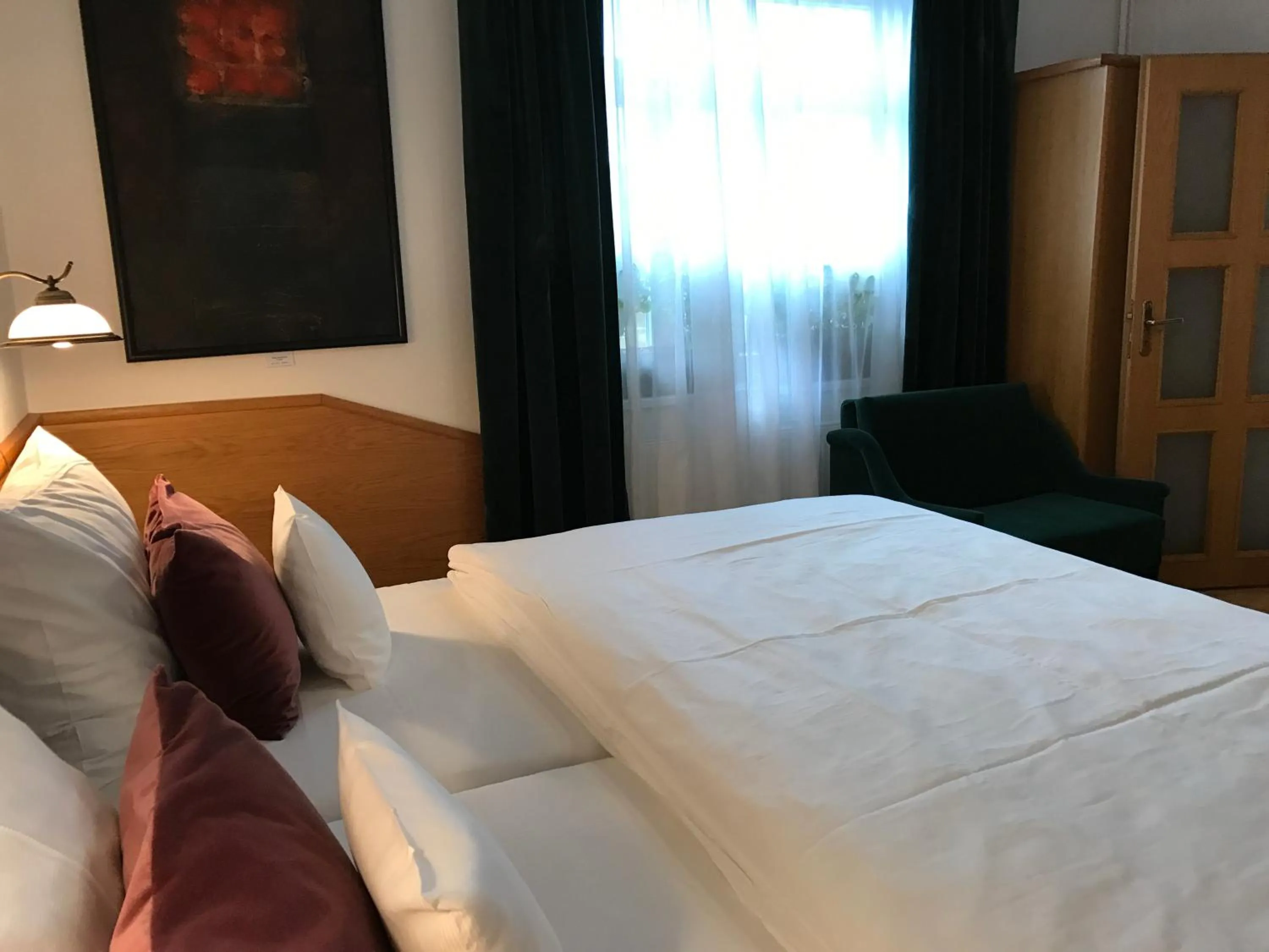 Bed in Antik Hotel Sofia