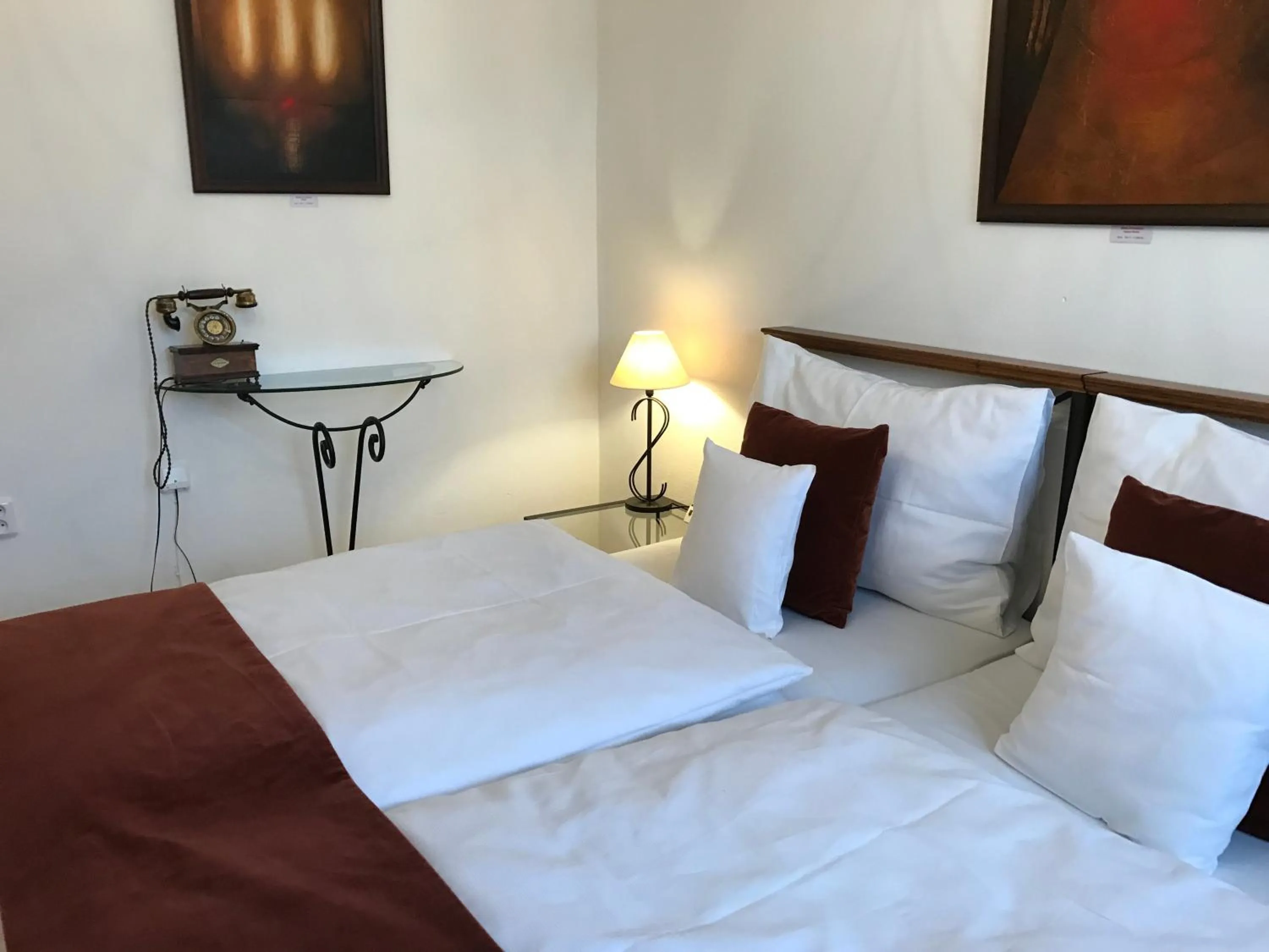 Bed in Antik Hotel Sofia