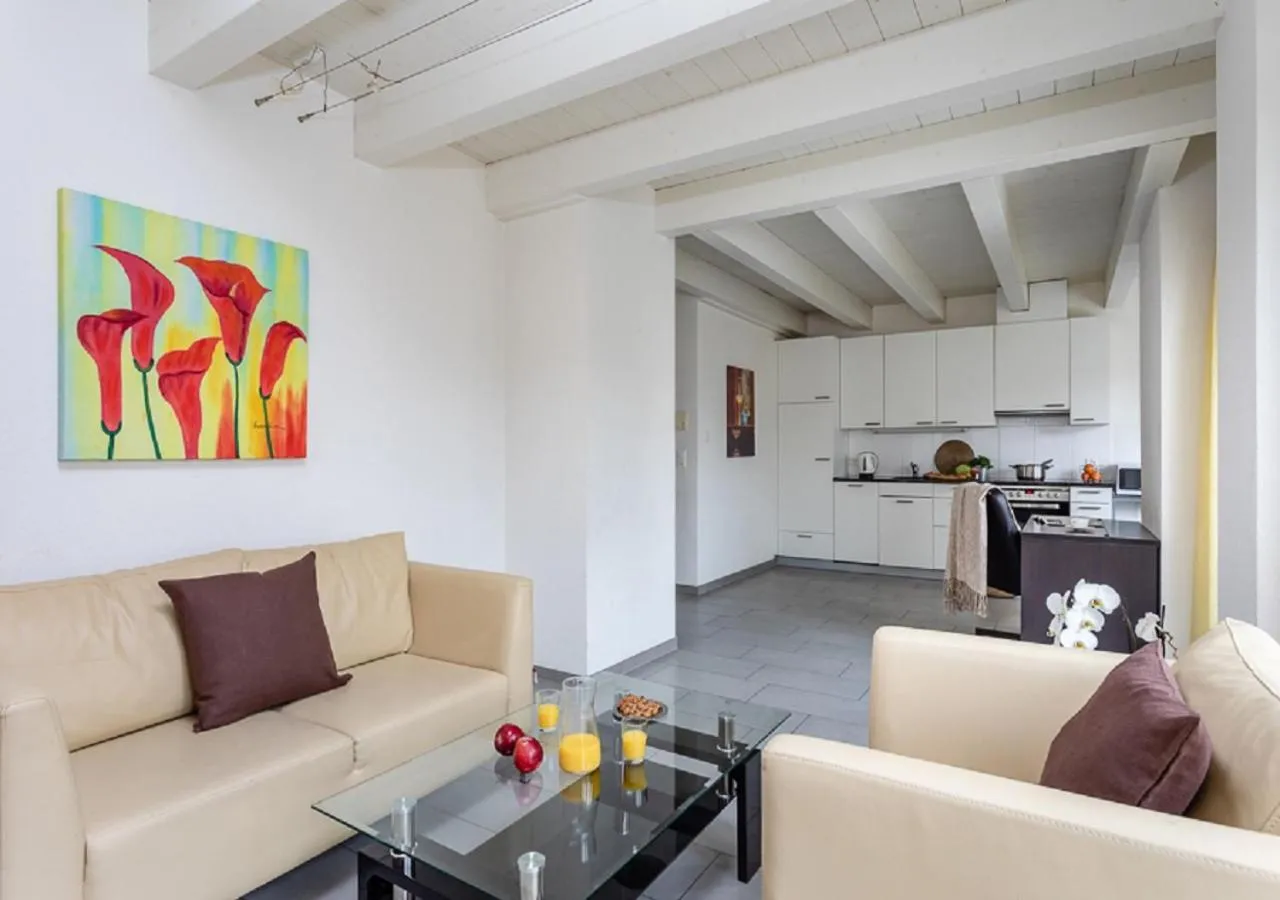 Living room in Swiss Star District 11 - Self Check-In