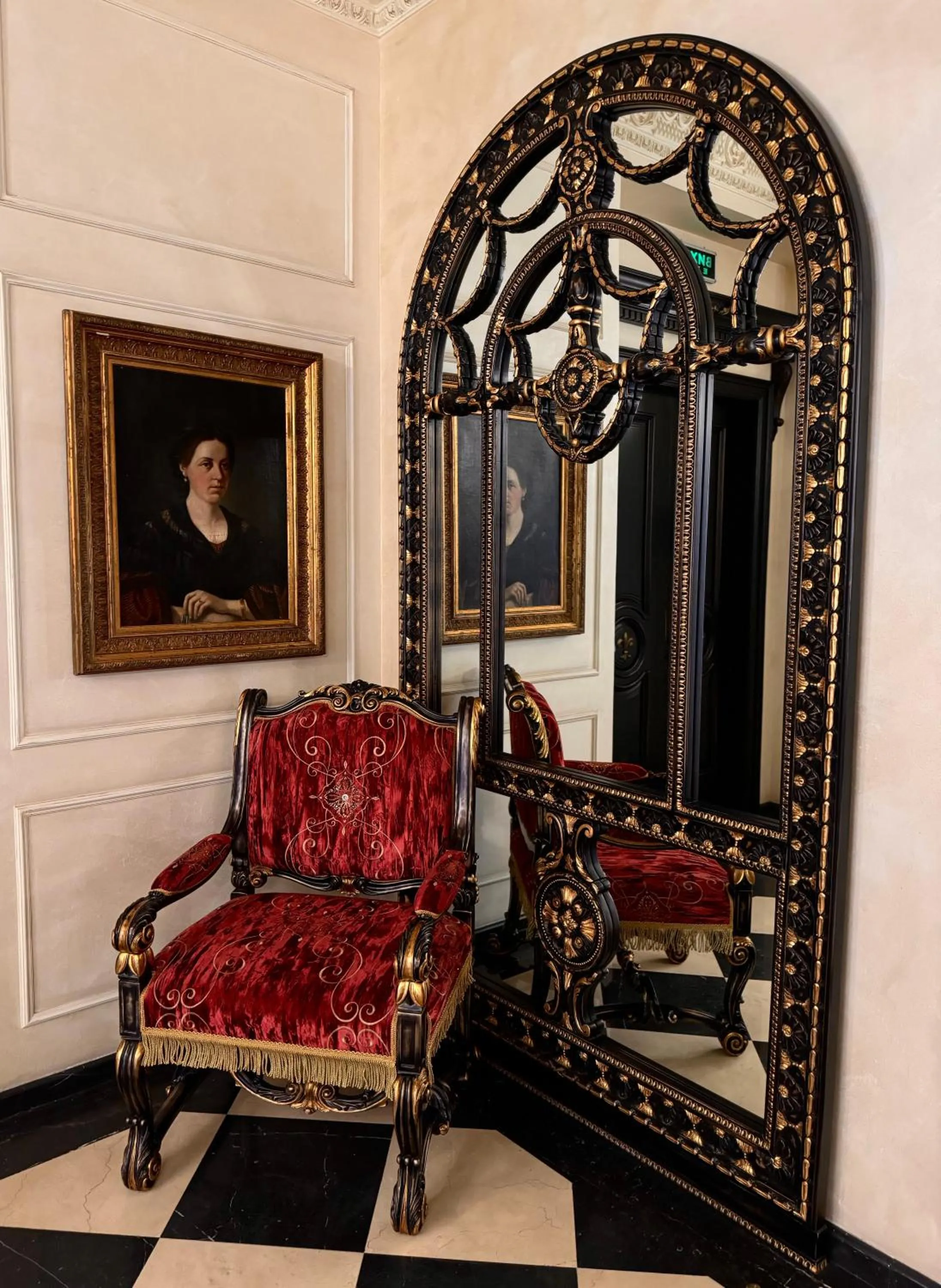 Decorative detail in Axelhof Boutique Hotel