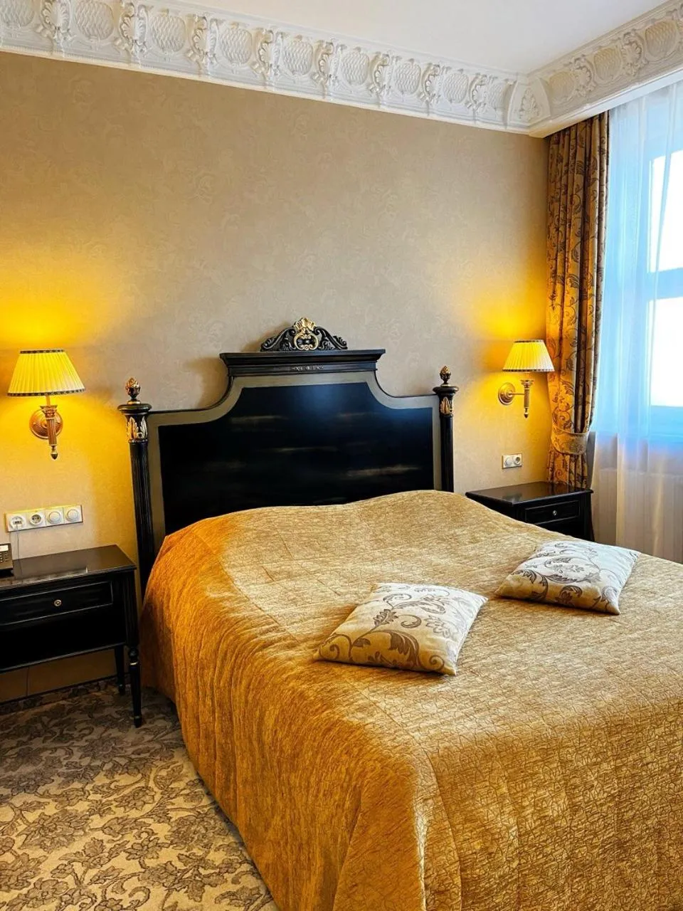 Bed in Axelhof Boutique Hotel