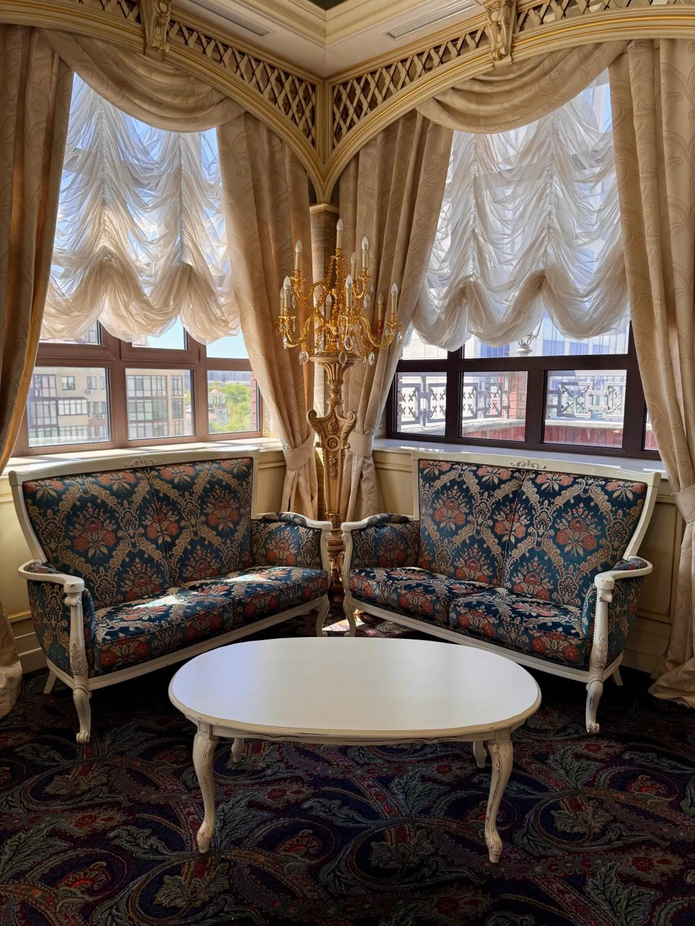 Seating area in Axelhof Boutique Hotel