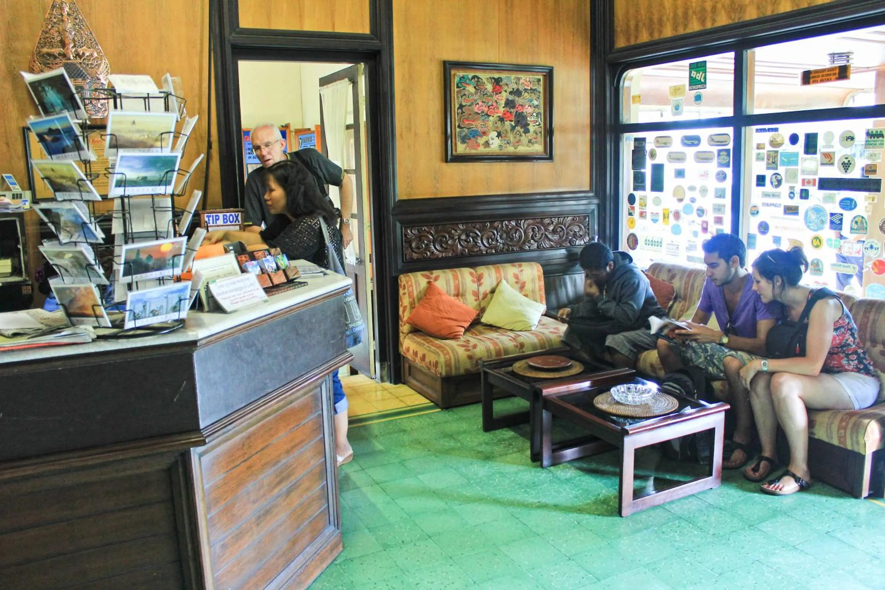 Lobby or reception in Duta Guest House