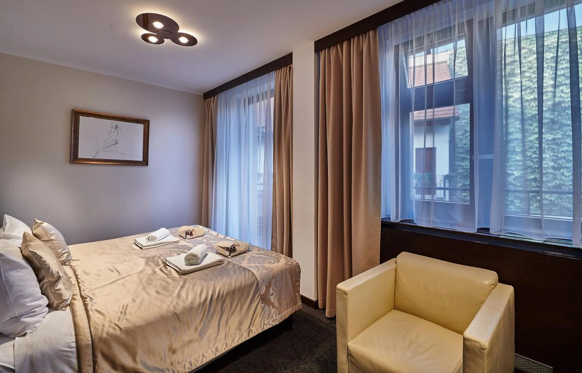 Bed in Boutique Hotel Chrysso