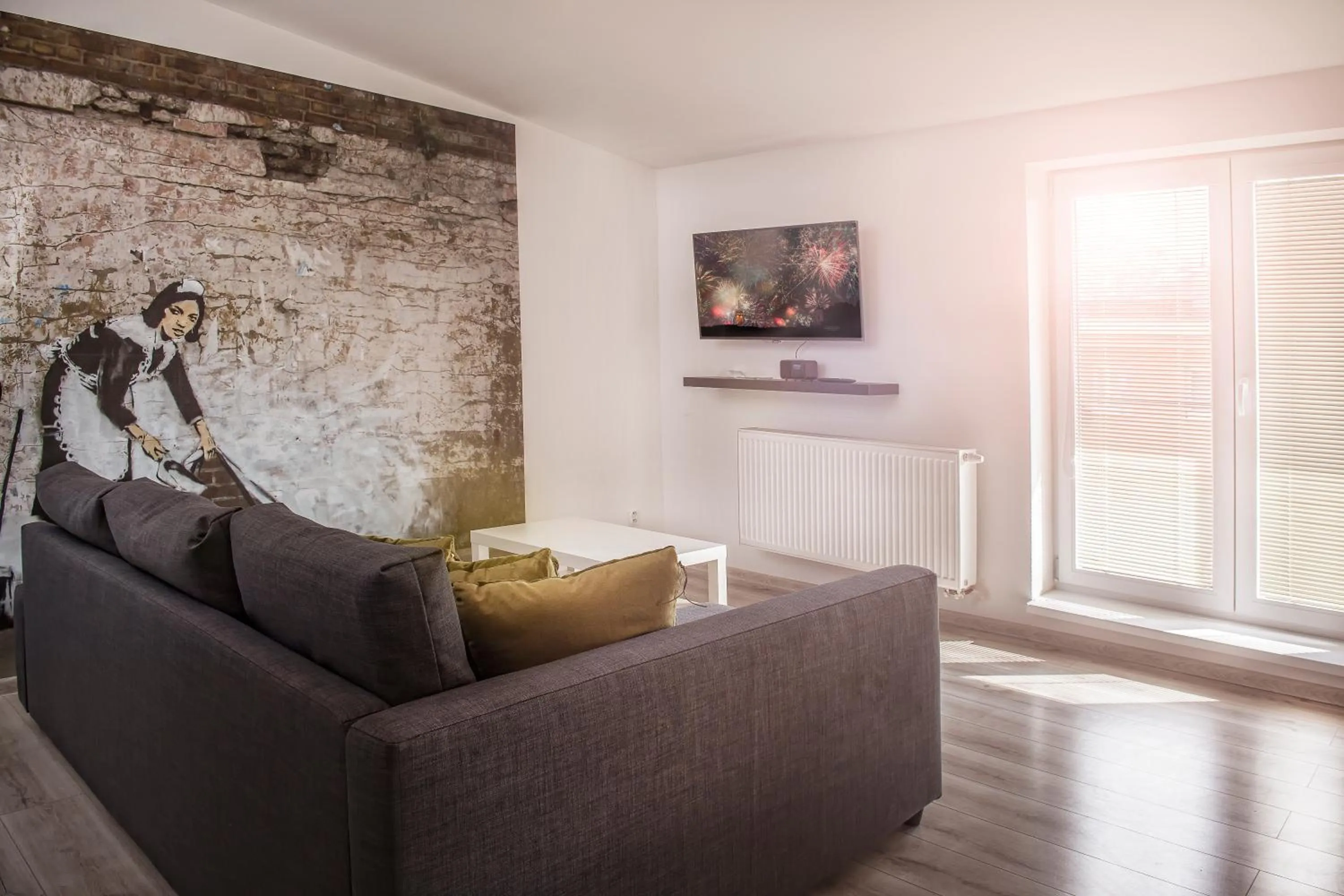 Decorative detail in Garden apartments