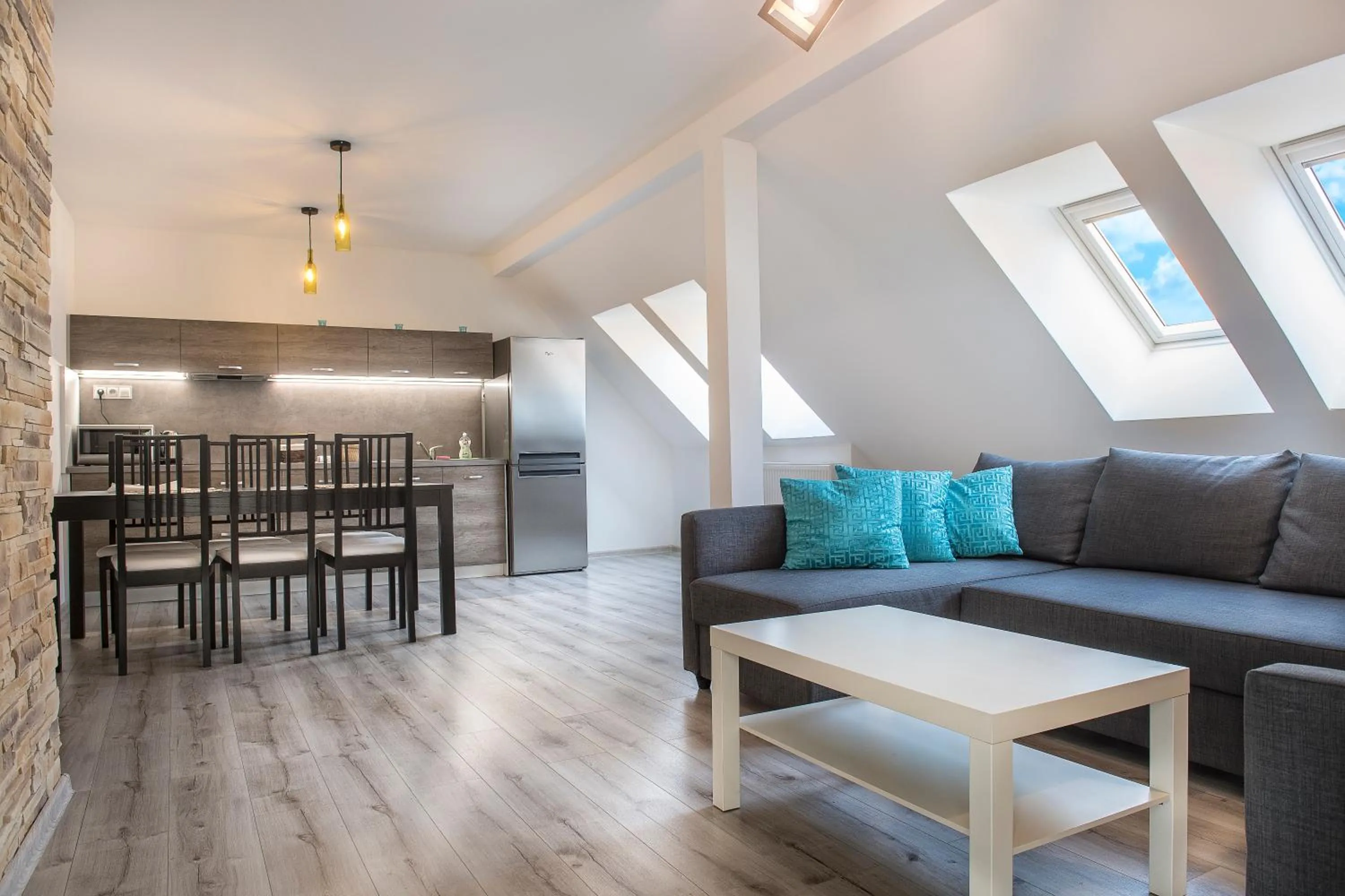 Living room in Garden apartments