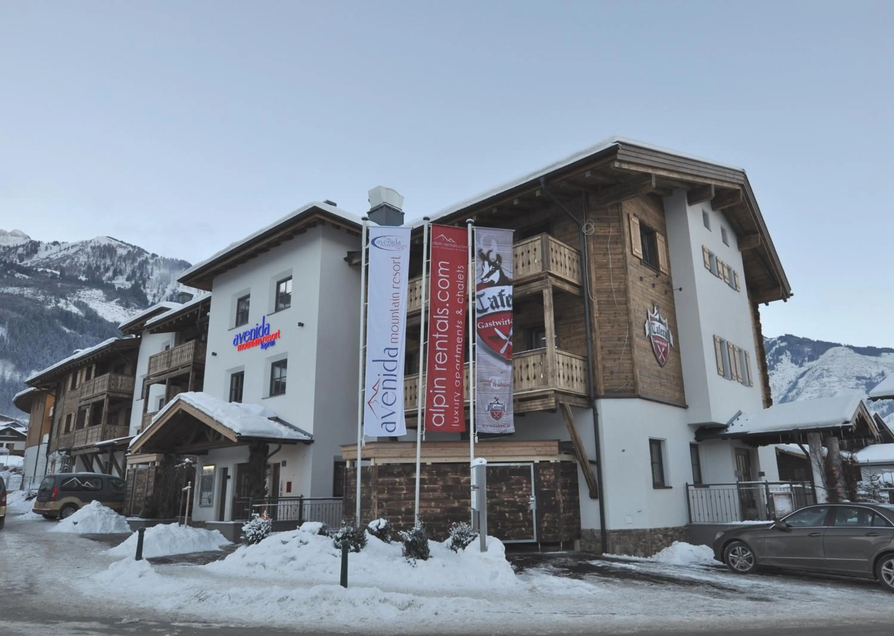 Property building in AvenidA Mountain Resort by Alpin Rentals