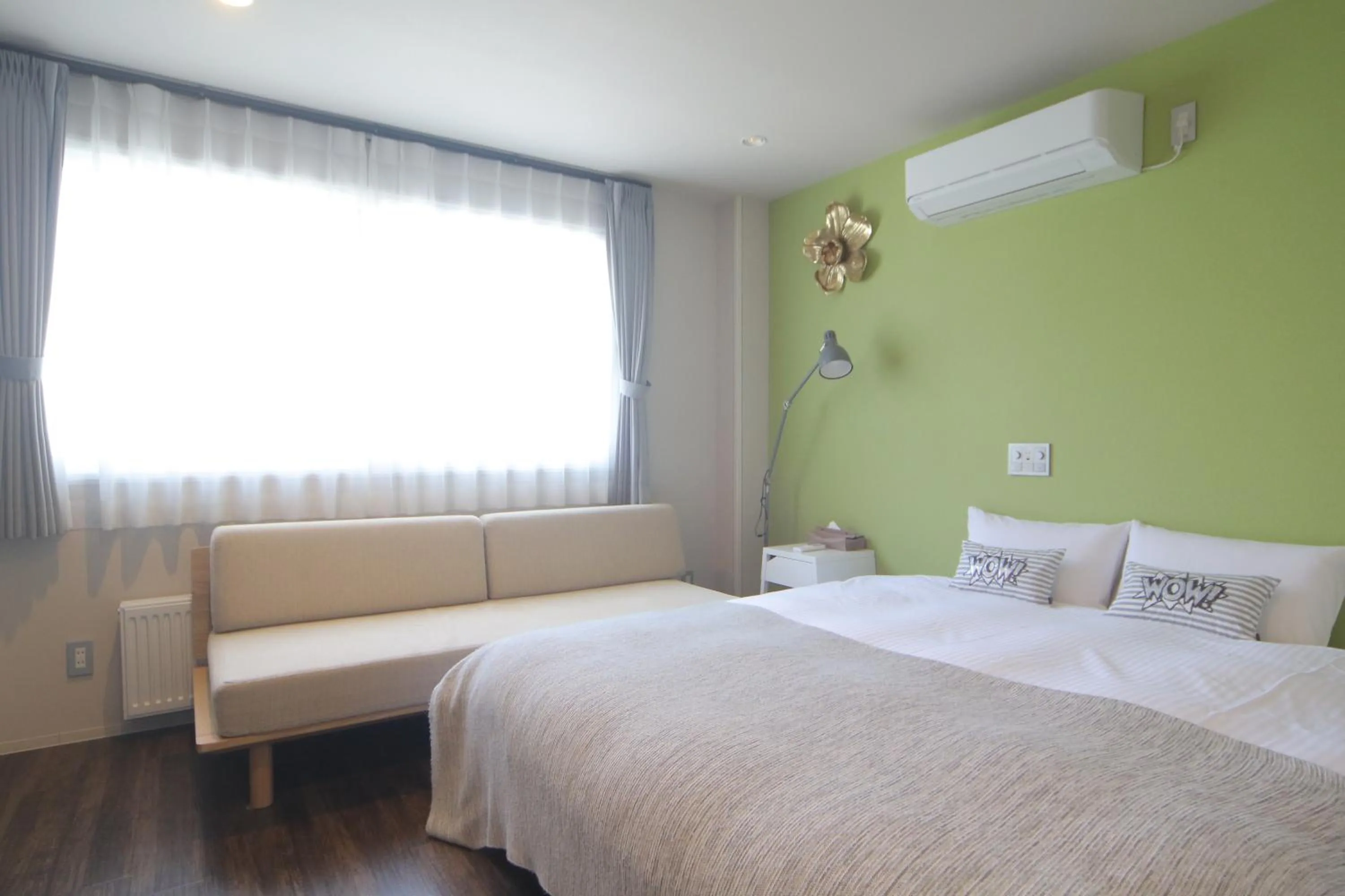 Bedroom, Bed in Private house Kuranoya Sapporo