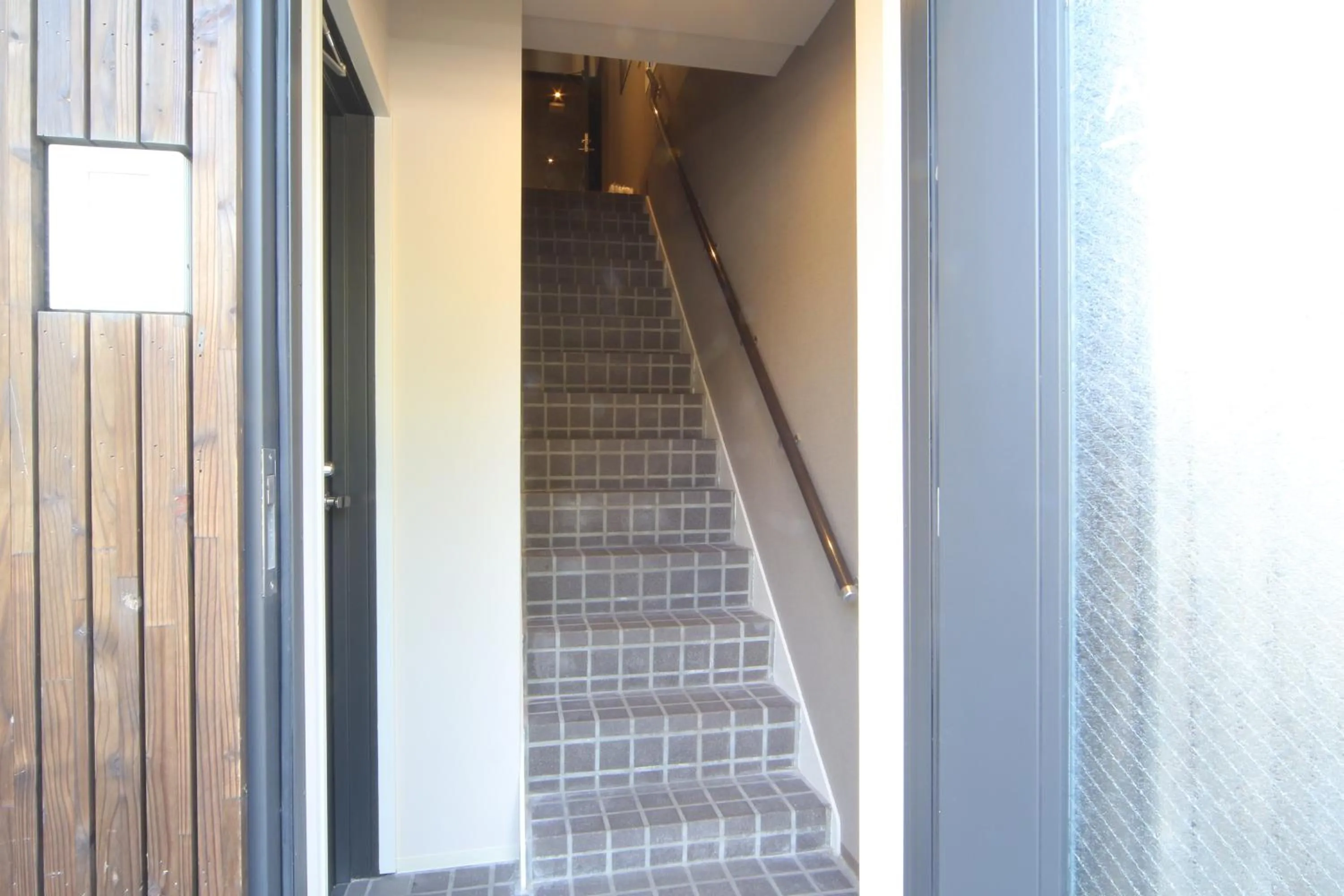 Facade/entrance in Private house Kuranoya Sapporo