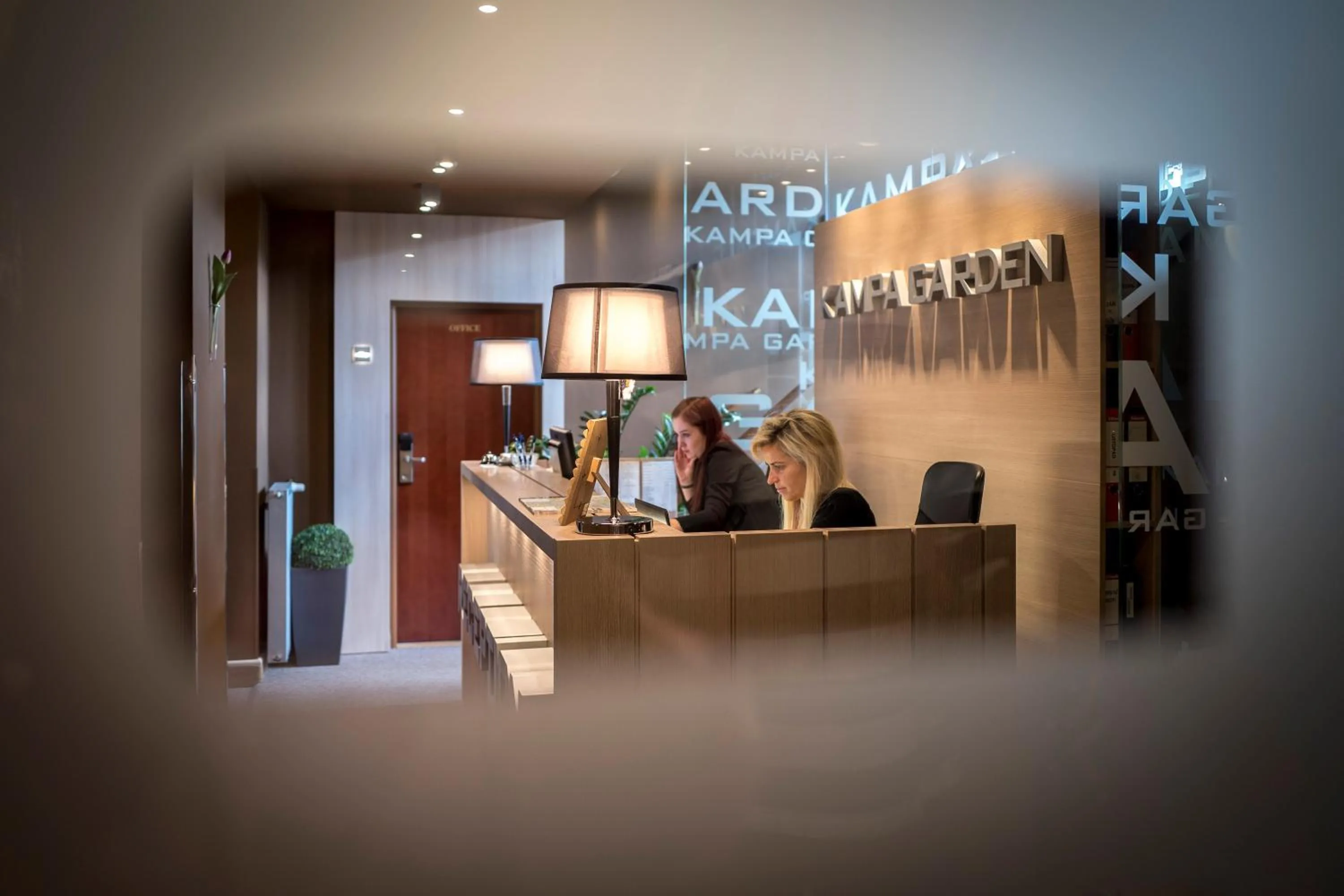 Staff in Pytloun Kampa Garden Hotel Prague