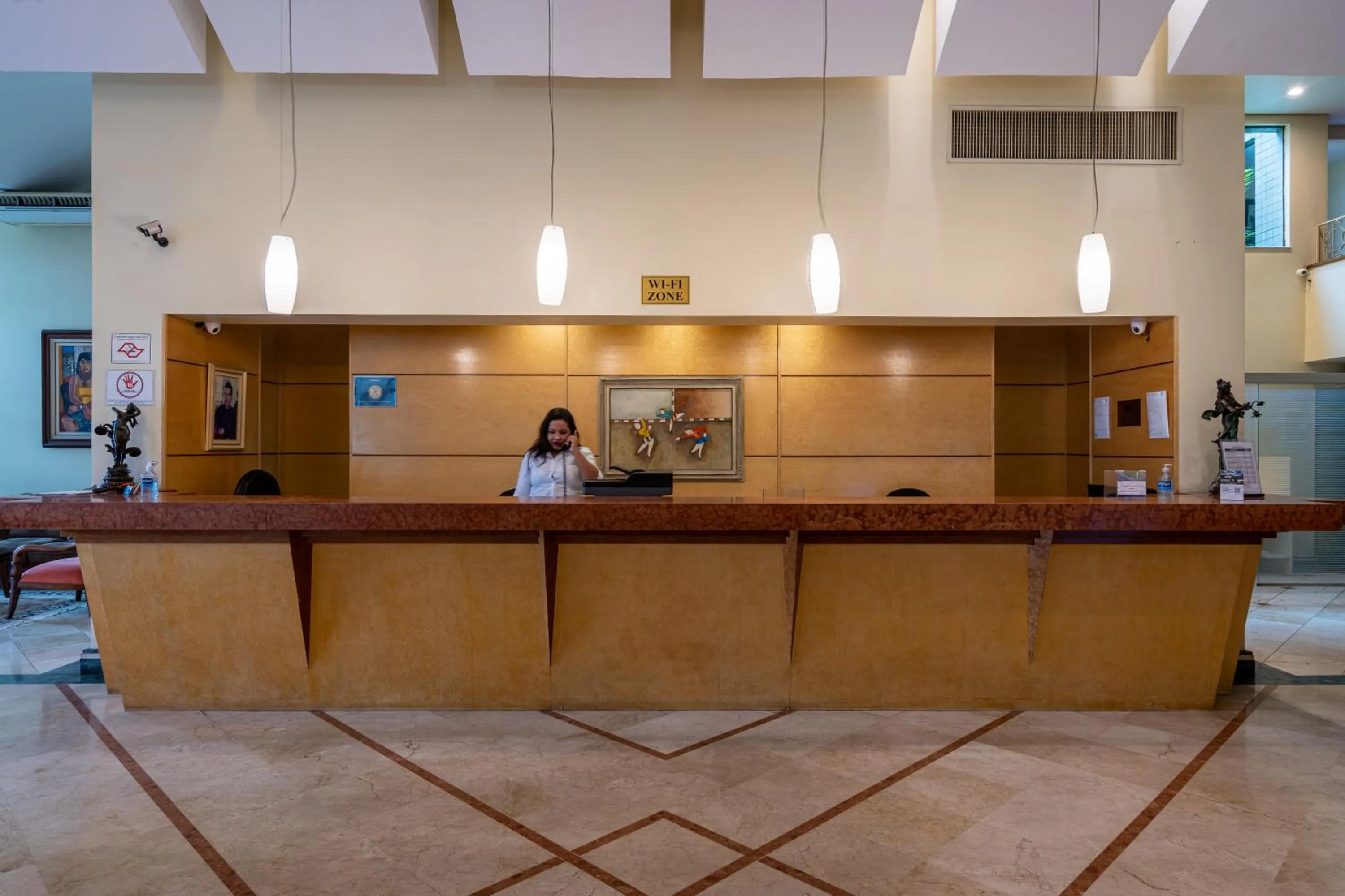 Lobby or reception in Carlton Plaza São José dos Campos