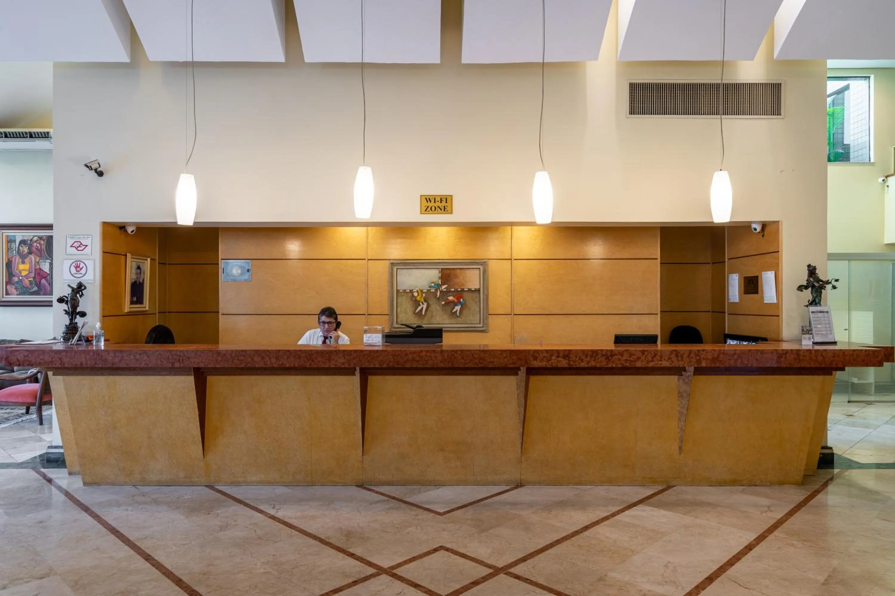 Lobby or reception in Carlton Plaza São José dos Campos