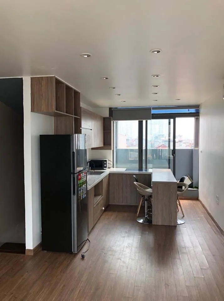 Kitchen or kitchenette in Unique Serviced Apartment