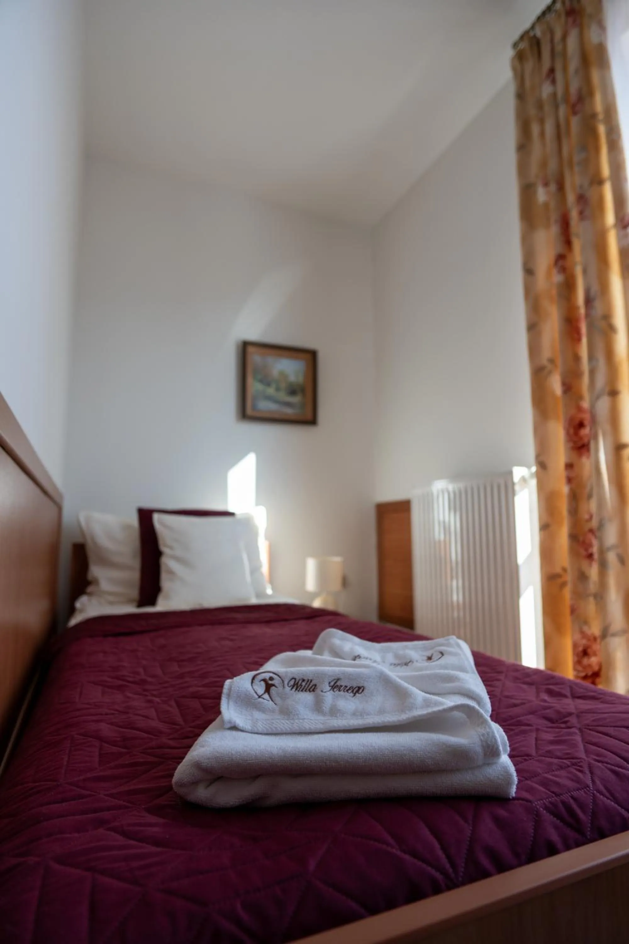 Bed in Willa i Wzgórze Jerrego Apartamenty i pokoje z widokiem na góry
