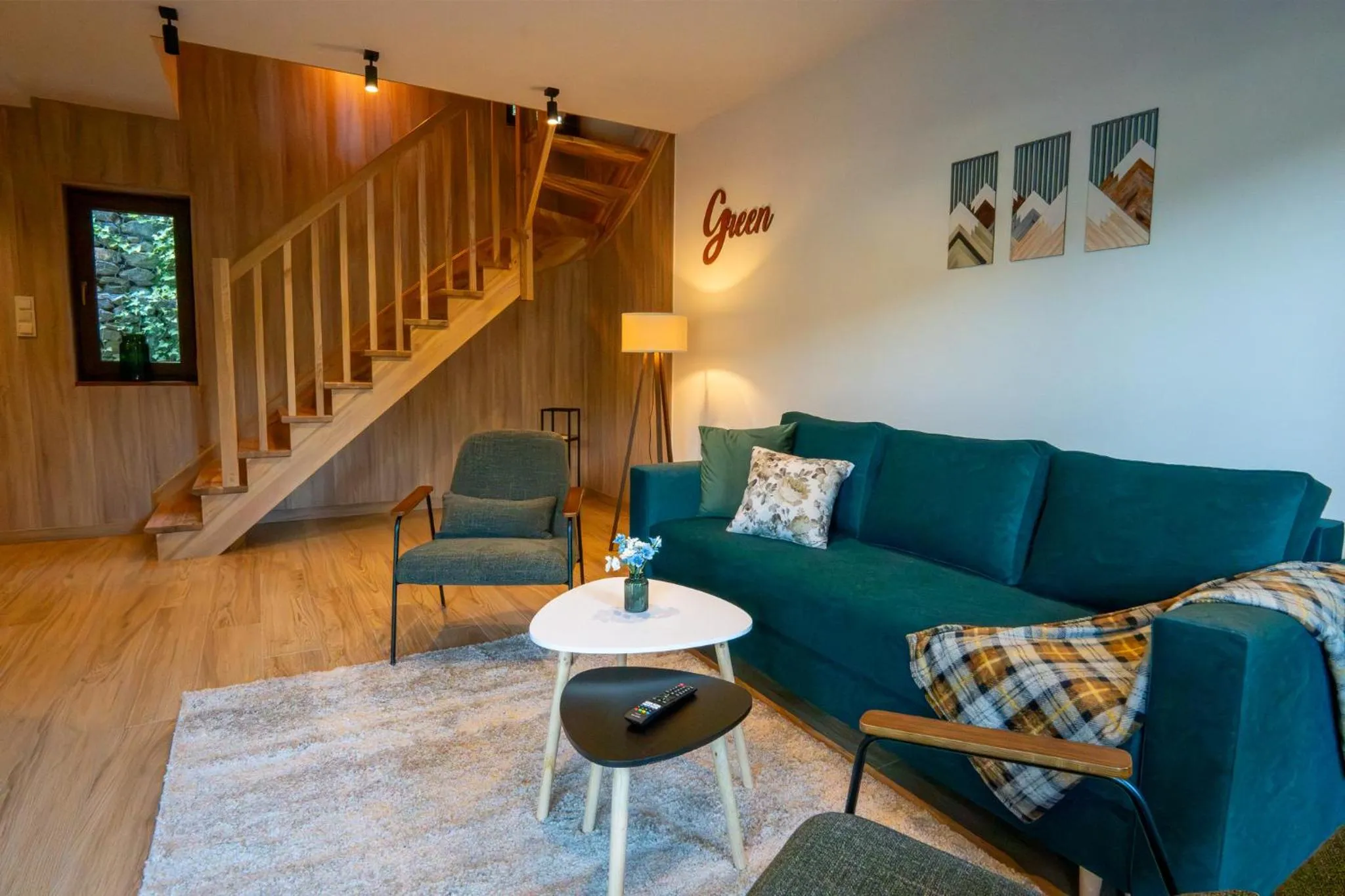 Living room in Willa i Wzgórze Jerrego Apartamenty i pokoje z widokiem na góry