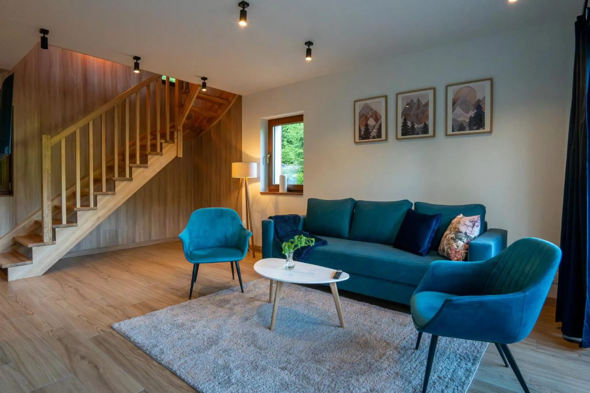 Living room in Willa i Wzgórze Jerrego Apartamenty i pokoje z widokiem na góry