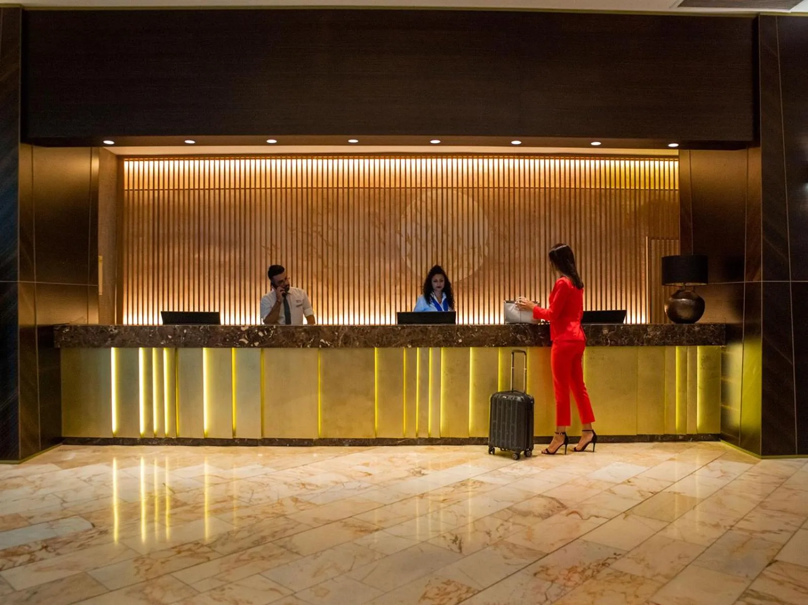 Lobby or reception in Caesar Premier Tiberias Hotel